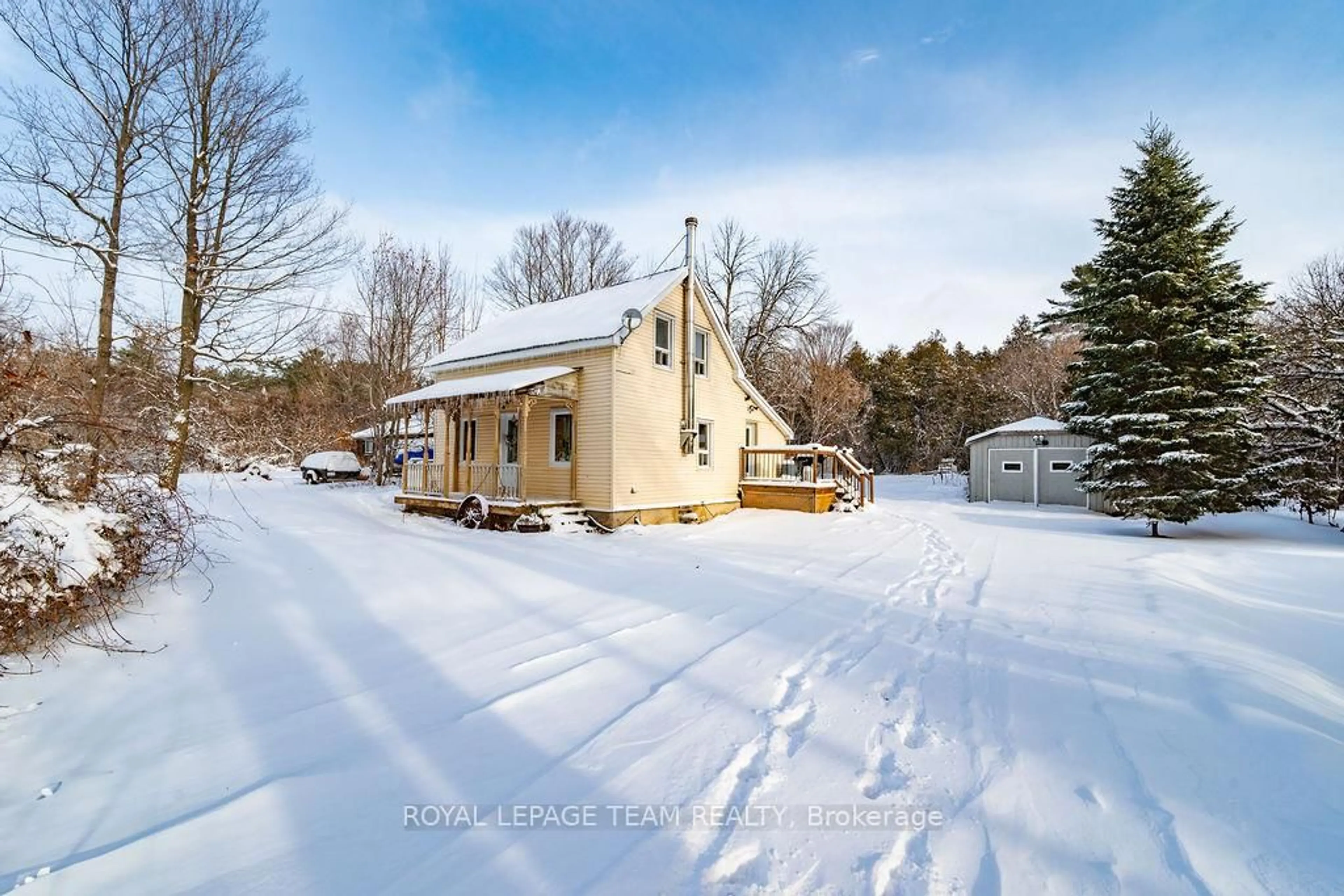 A pic from outside/outdoor area/front of a property/back of a property/a pic from drone, street for 160 Burnstown Rd, White Lake Ontario K0A 3L0