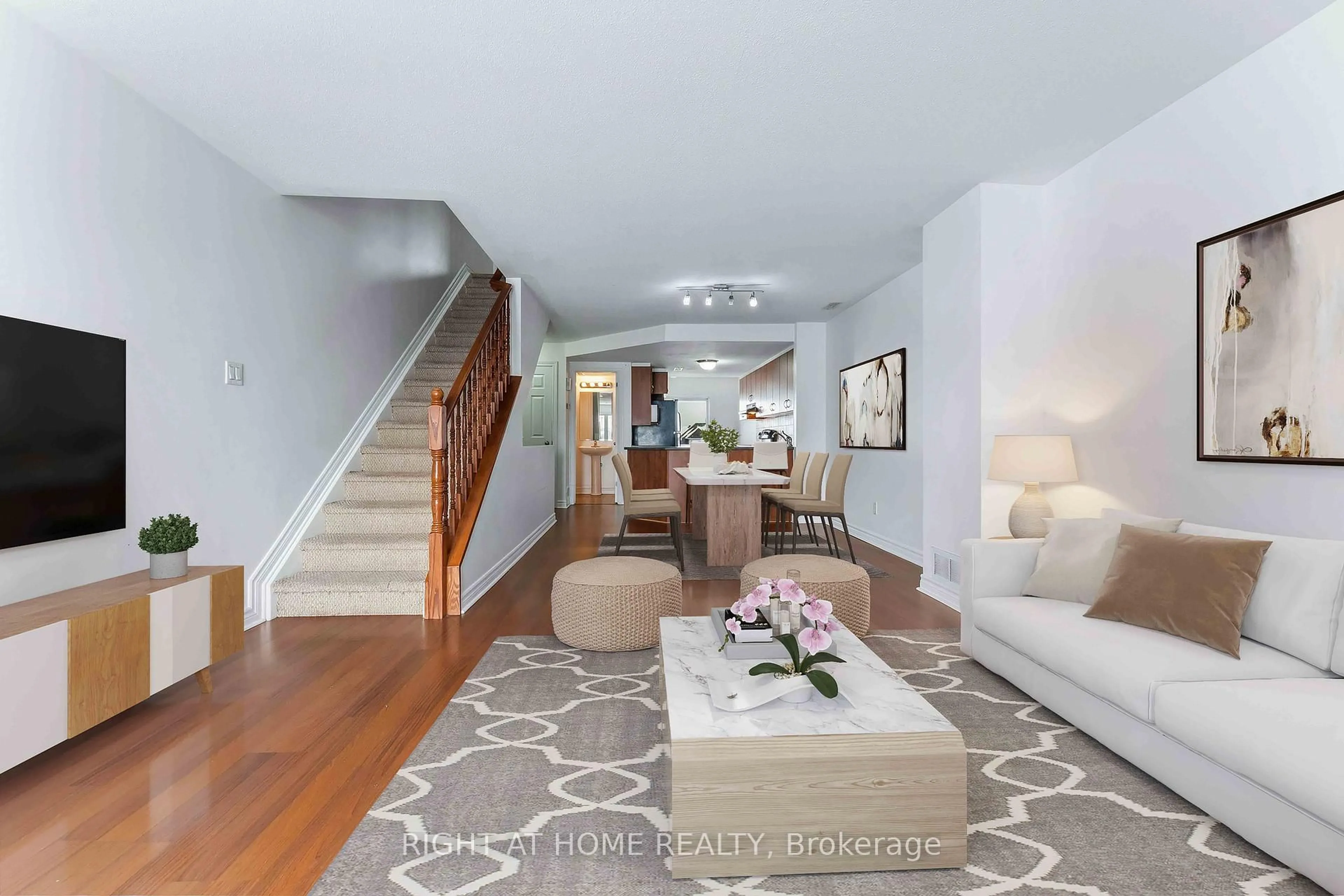 Living room with furniture, unknown for 455 Chapman Mills Dr #B, Ottawa Ontario K2J 5P4