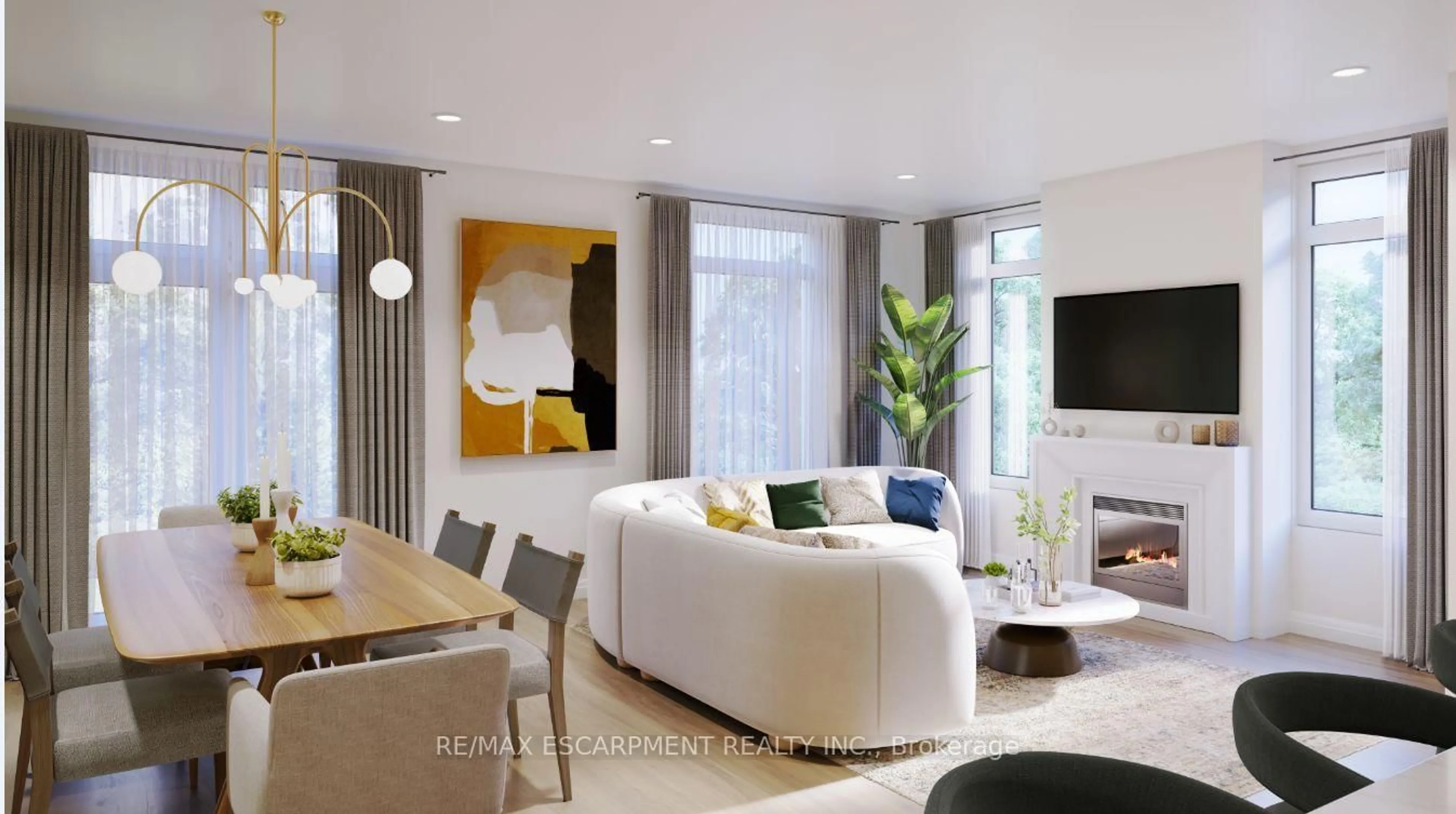 Living room with furniture, unknown for 66 Valley Trail Pl, Hamilton Ontario L0R 2H1