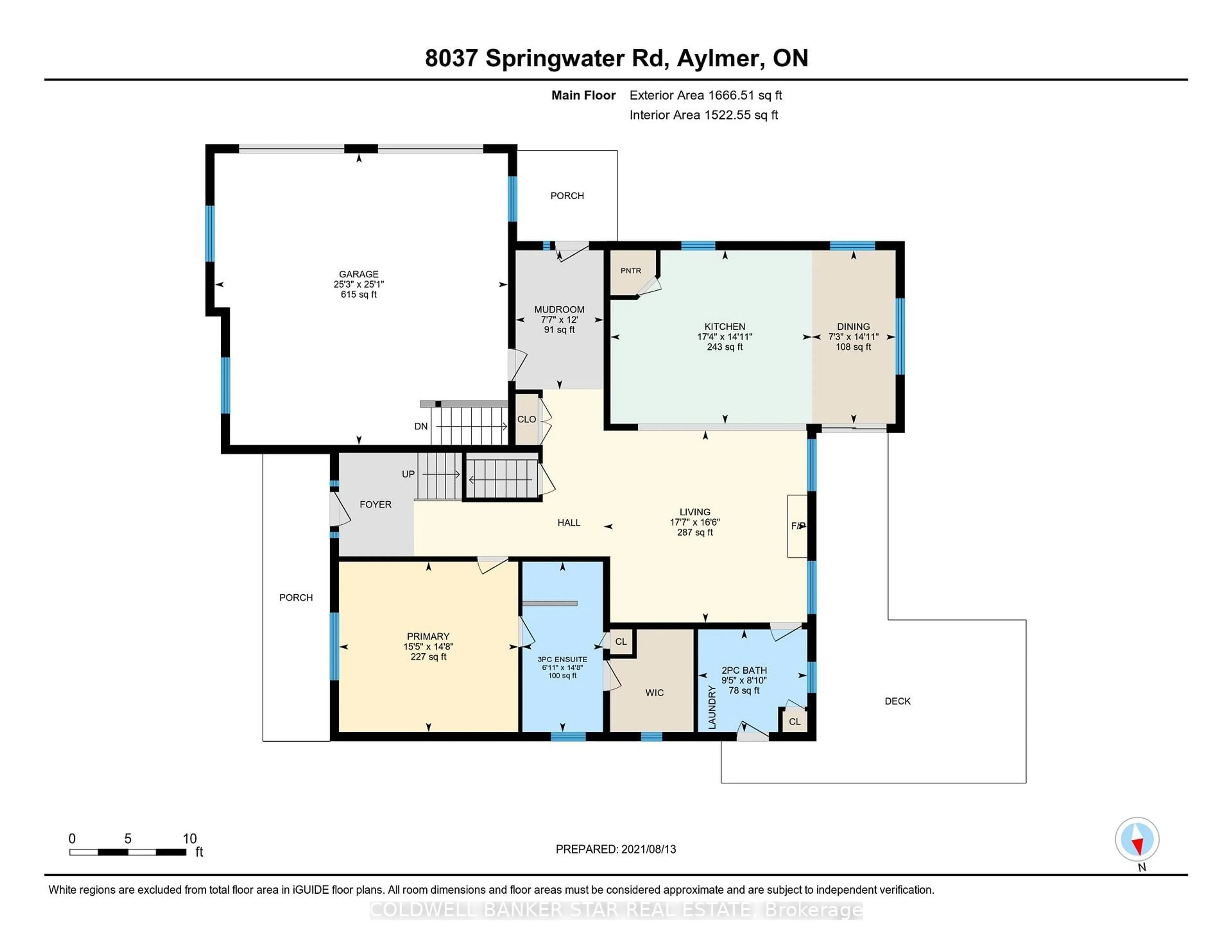 Floor plan for 8037 Springwater Rd, Central Elgin Ontario N5H 2R4