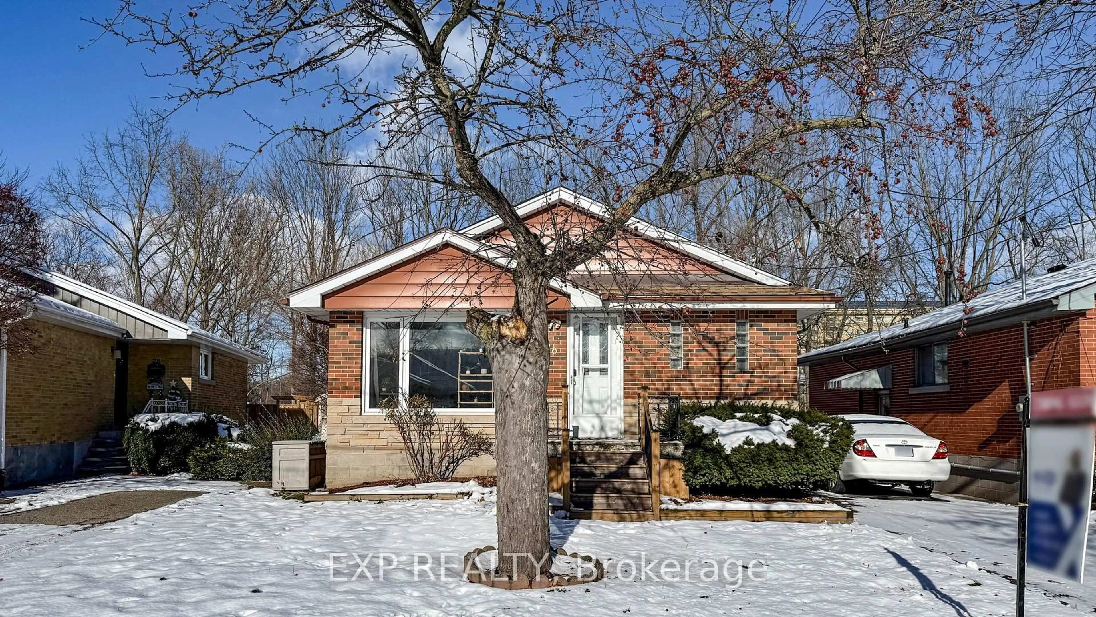 Home with brick exterior material, street for 26 Ramsey Cres, Hamilton Ontario L8S 2N2