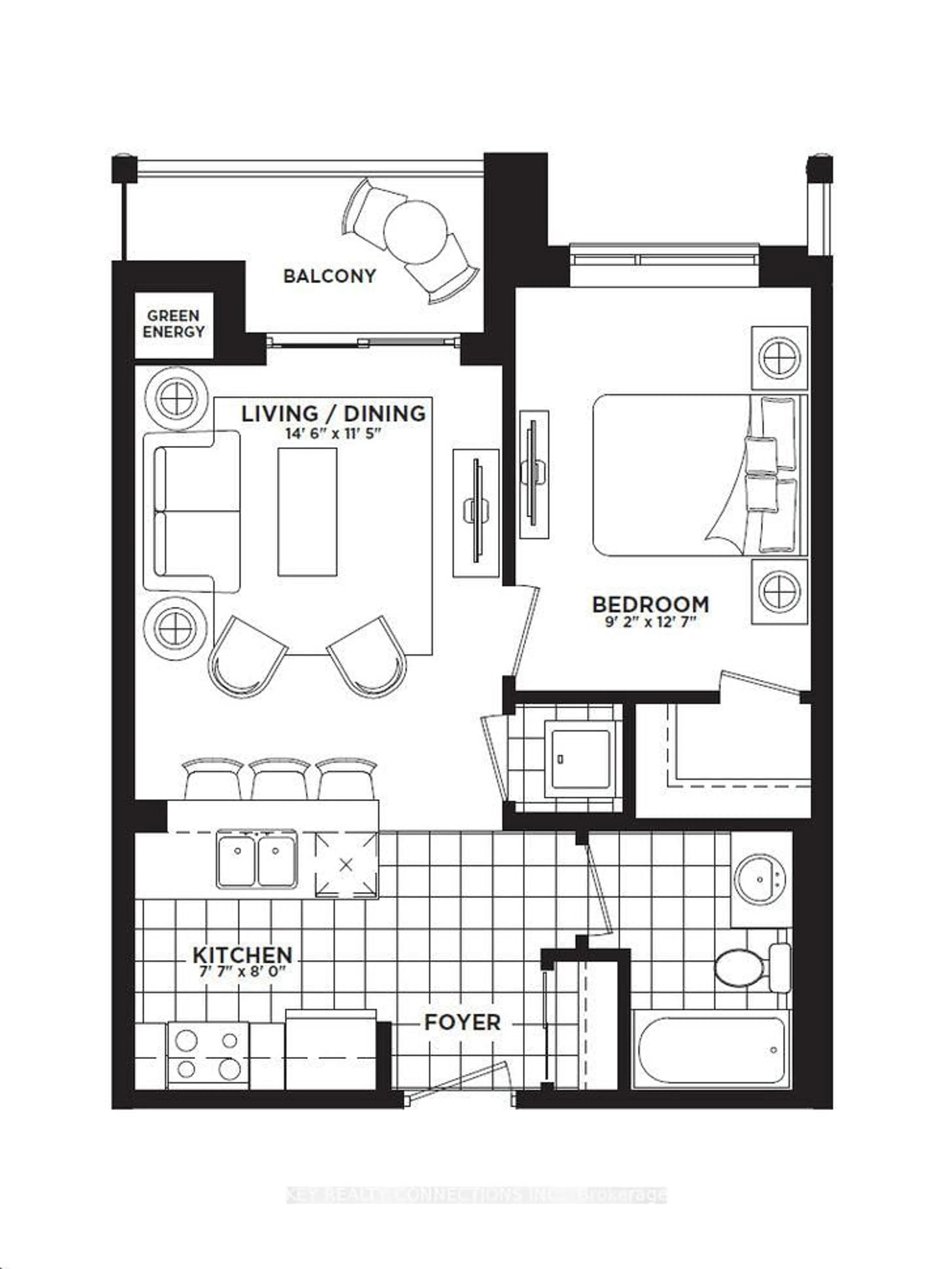 Floor plan for 101 Shoreview Pl #225, Hamilton Ontario L8E 0K3