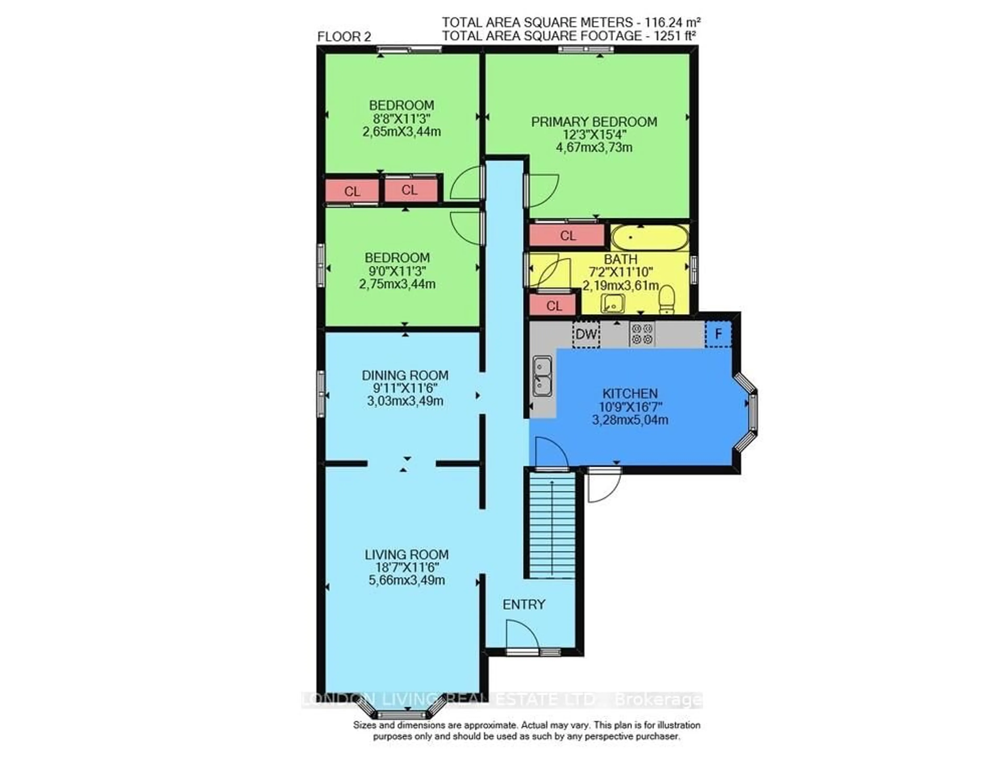 Floor plan for 42 Bourbon Lane, London East Ontario N5V 4B2