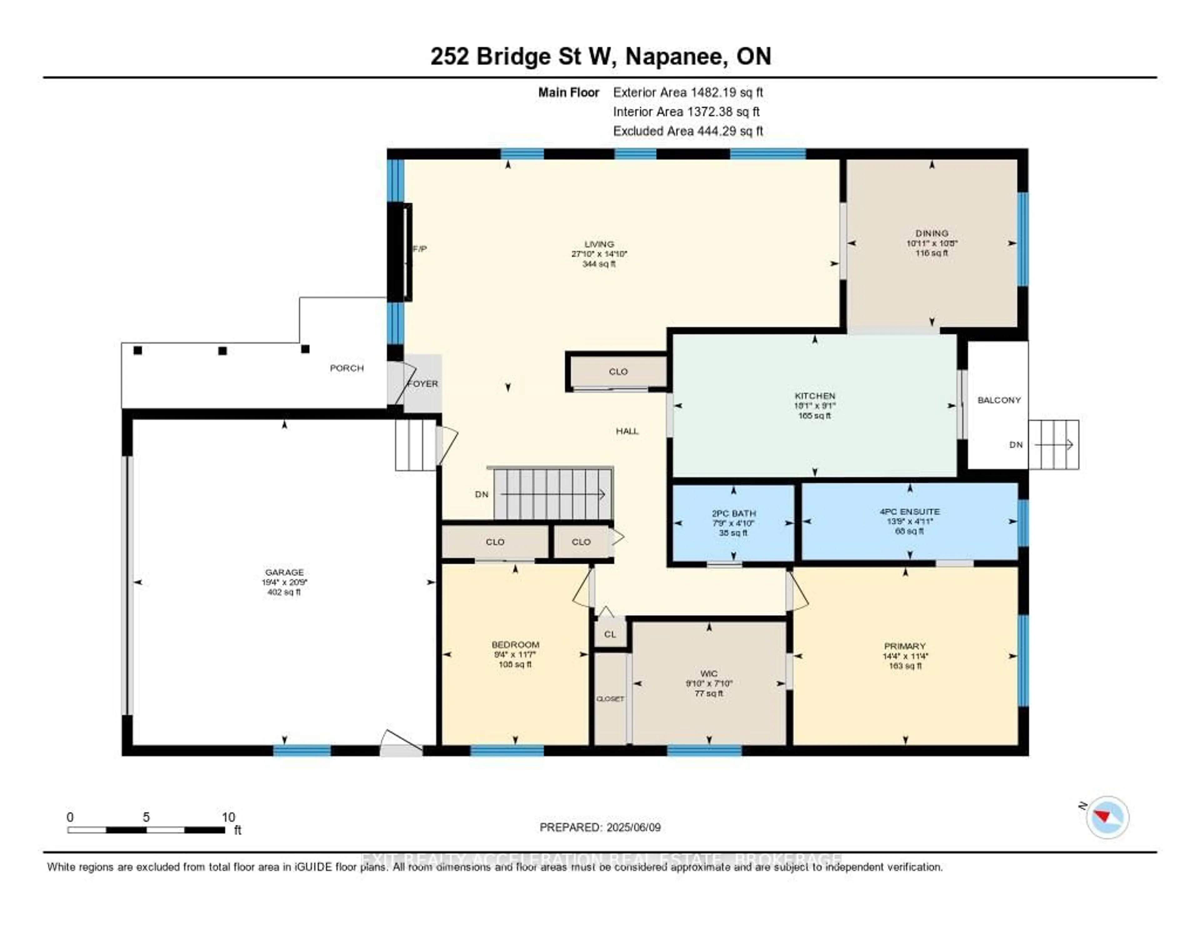 Floor plan for 252 Bridge St, Greater Napanee Ontario K7R 3S8