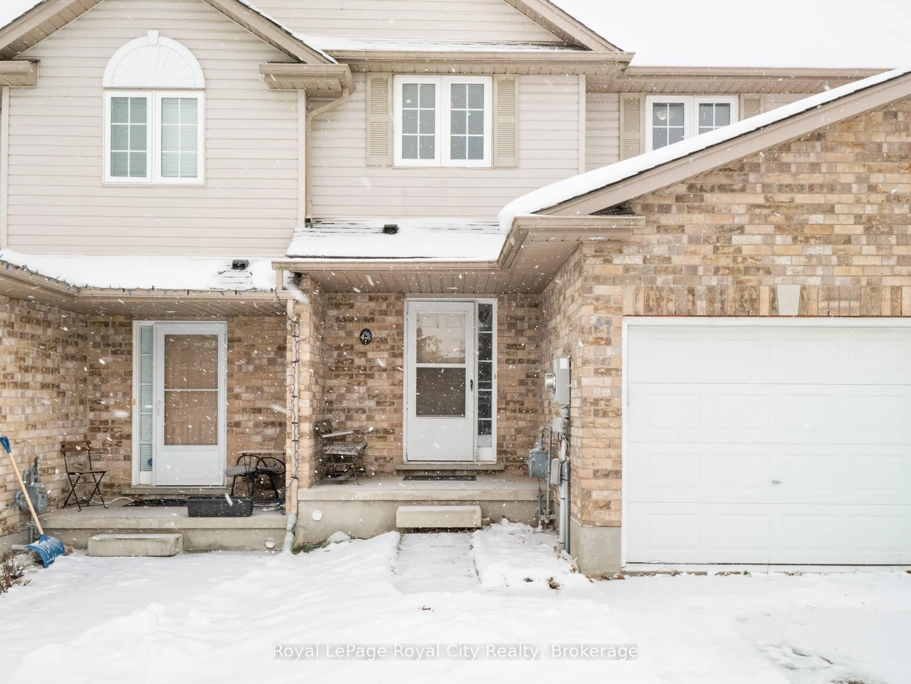 Home with brick exterior material, street for 47 Schroder Cres, Guelph Ontario N1E 7B3