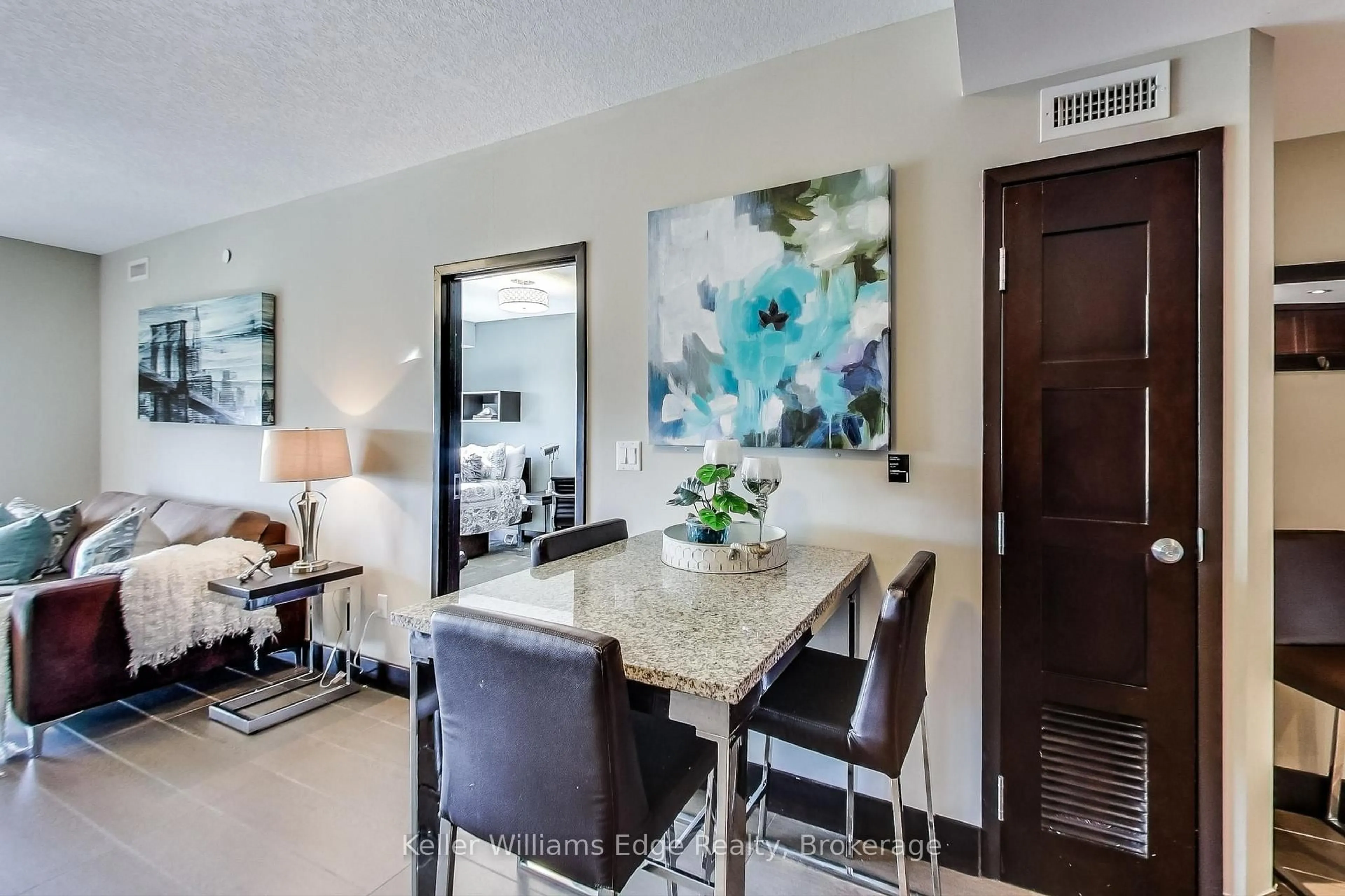 Dining room, ceramic/tile floor for 1235 Richmond St #418, London East Ontario N6A 0C1