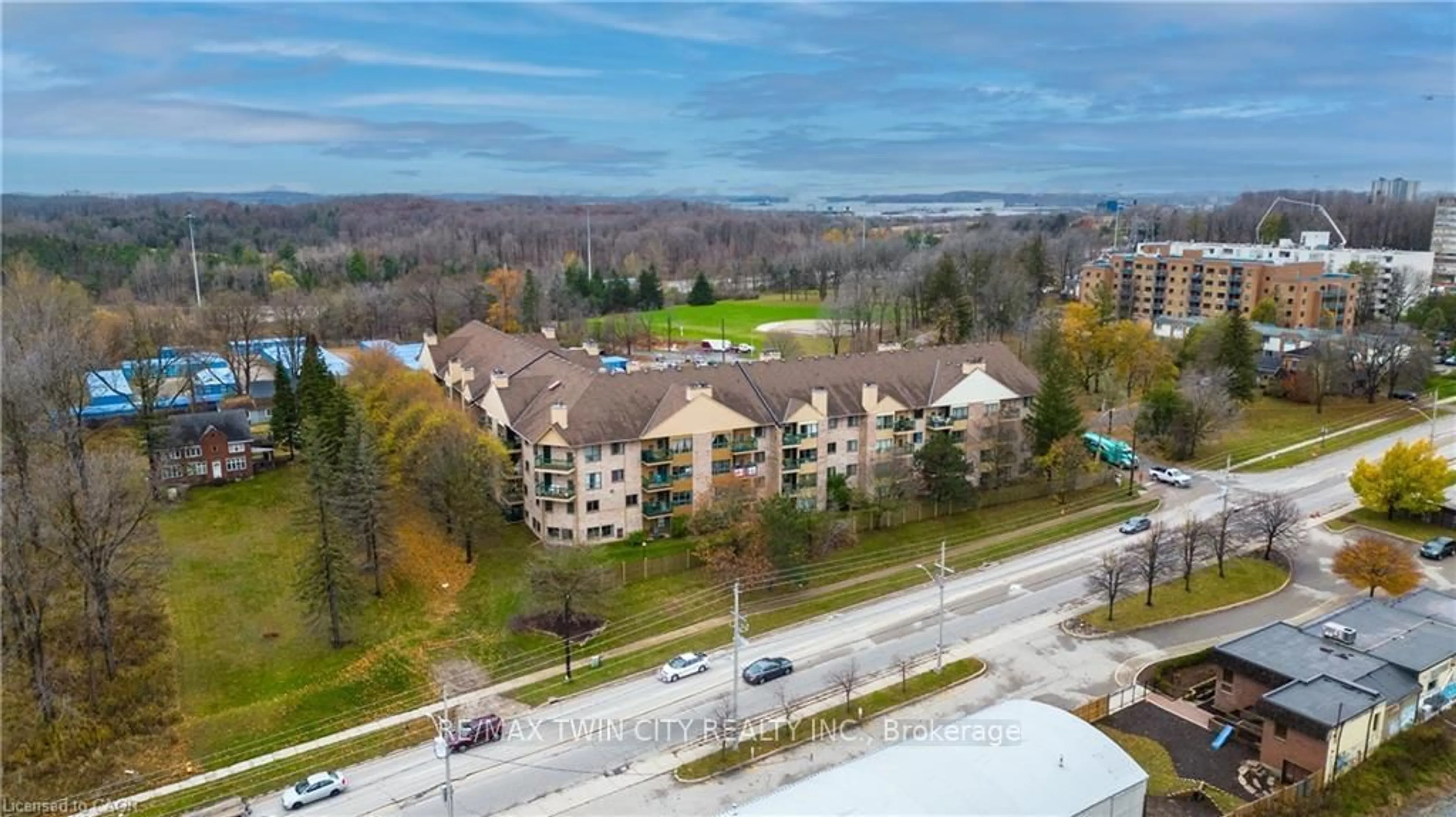 A pic from outside/outdoor area/front of a property/back of a property/a pic from drone, unknown for 15 Hofstetter Ave #318, Kitchener Ontario N2A 3Z7