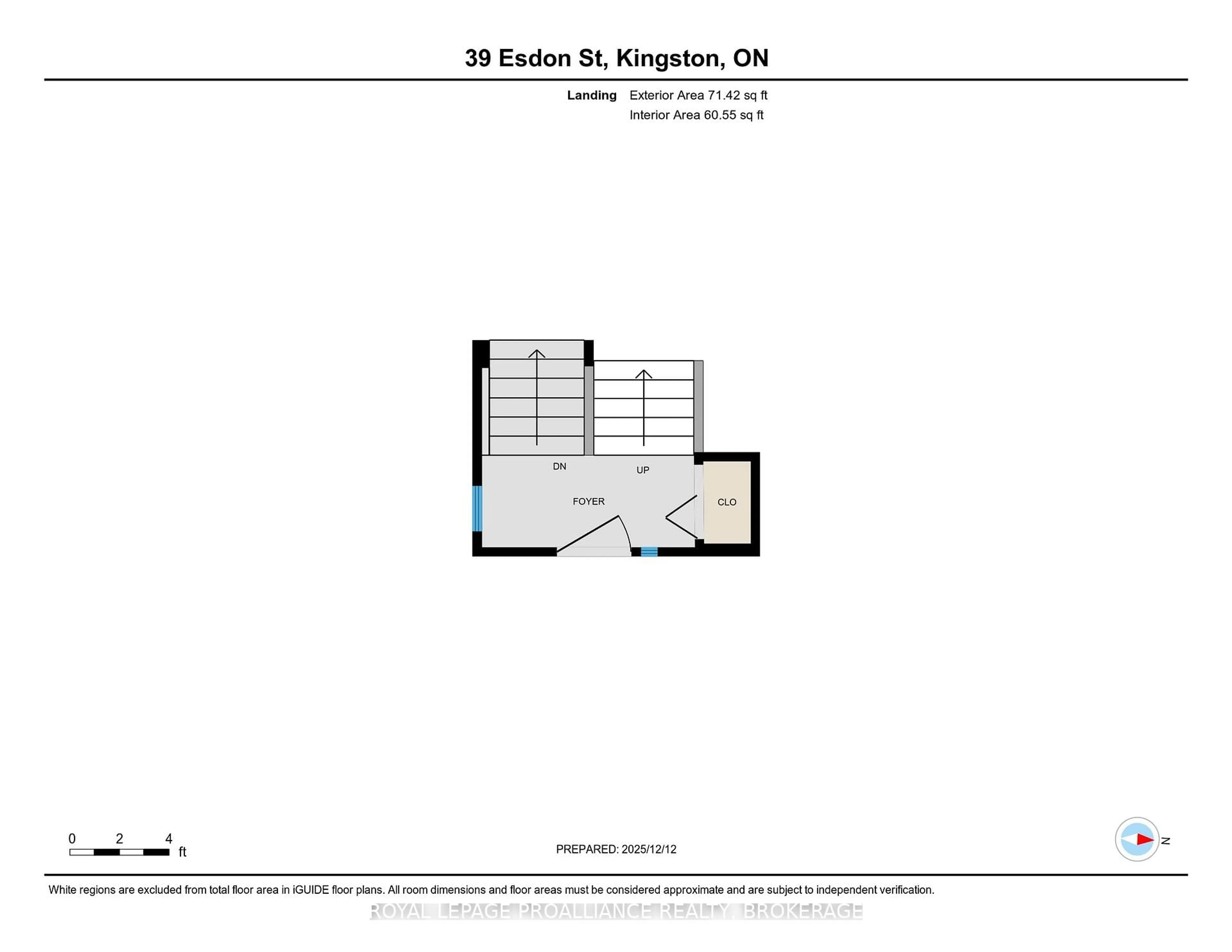 Floor plan for 39 Esdon St, Kingston Ontario K7K 6Z7