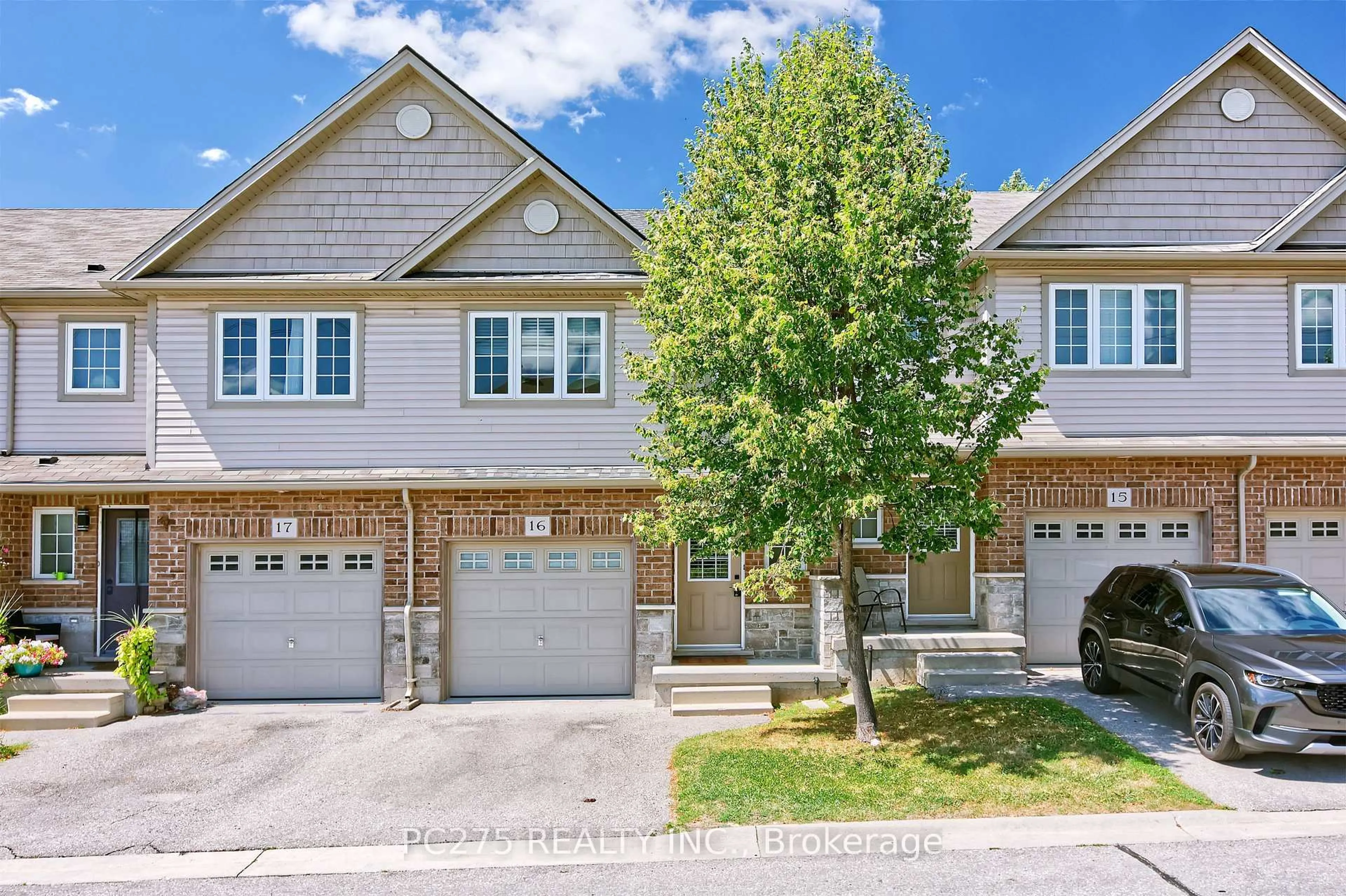 Home with brick exterior material, street for 355 Fisher Mills Rd #16, Cambridge Ontario N3C 4N5