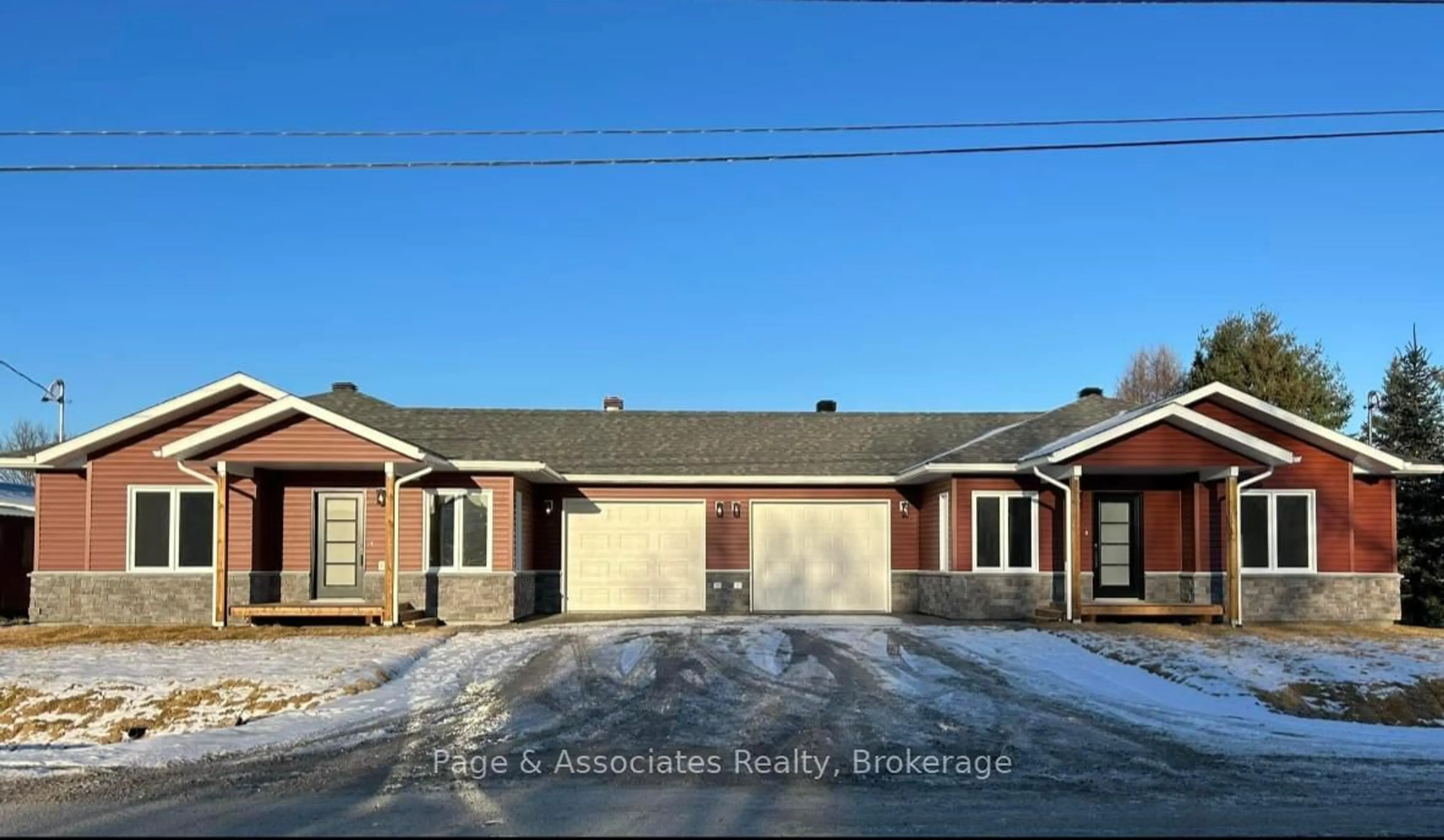 A pic from outside/outdoor area/front of a property/back of a property/a pic from drone, street for 15A Mary St, West Nipissing Ontario P0H 1G0