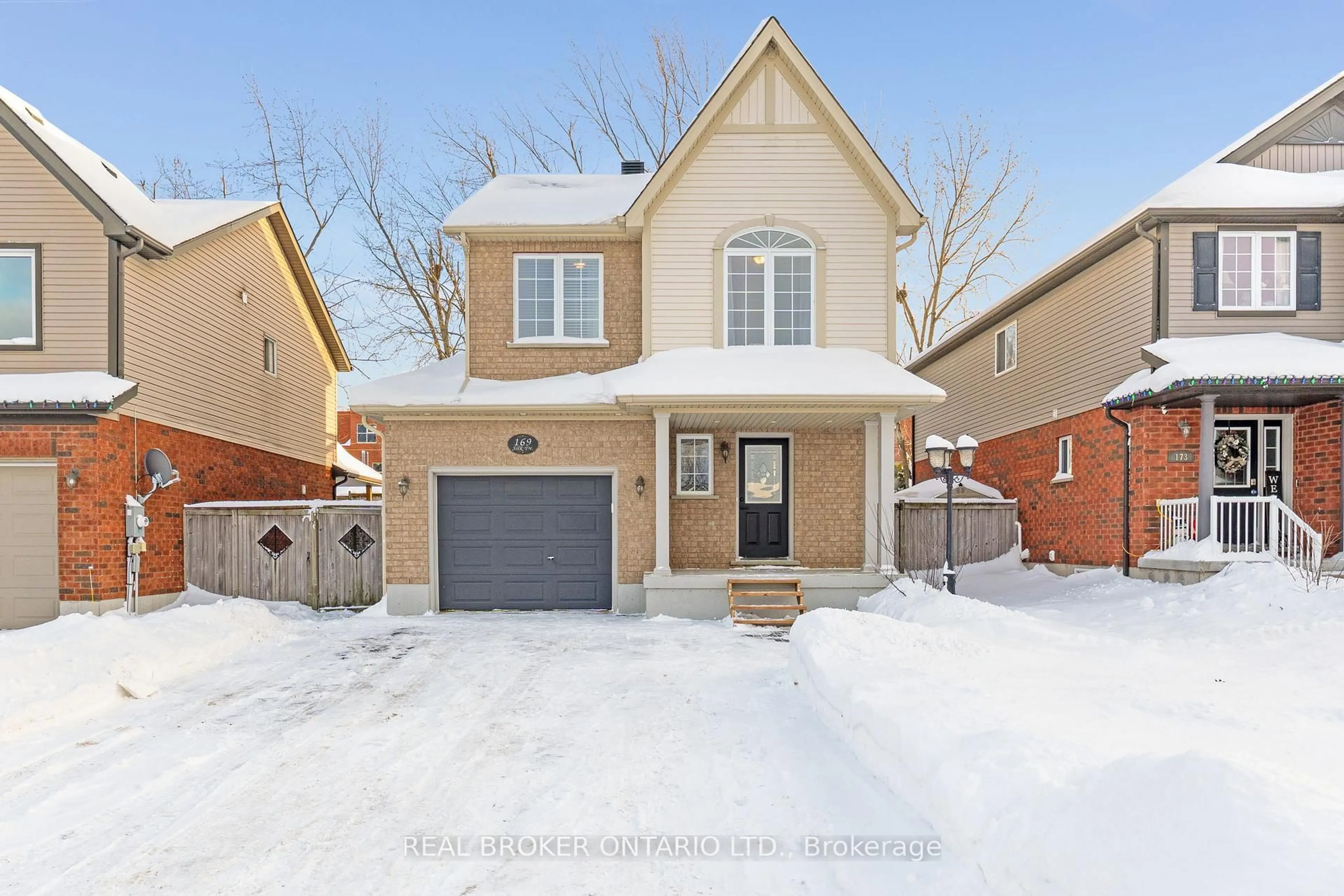 Home with brick exterior material, street for 169 Silk Dr, Shelburne Ontario L9V 3E5