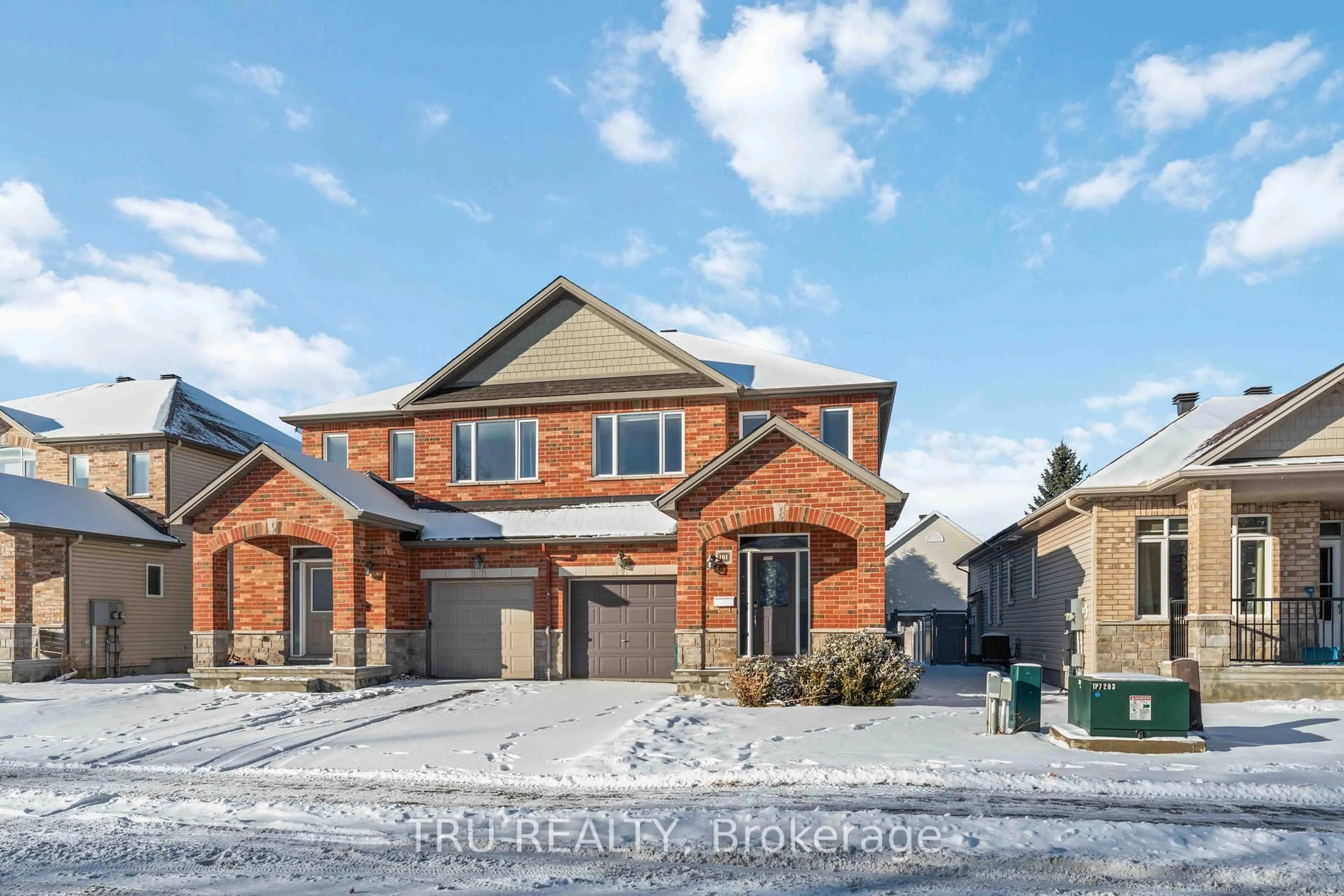 Home with brick exterior material, street for 161 Claridge Dr, Ottawa Ontario K2J 5V8
