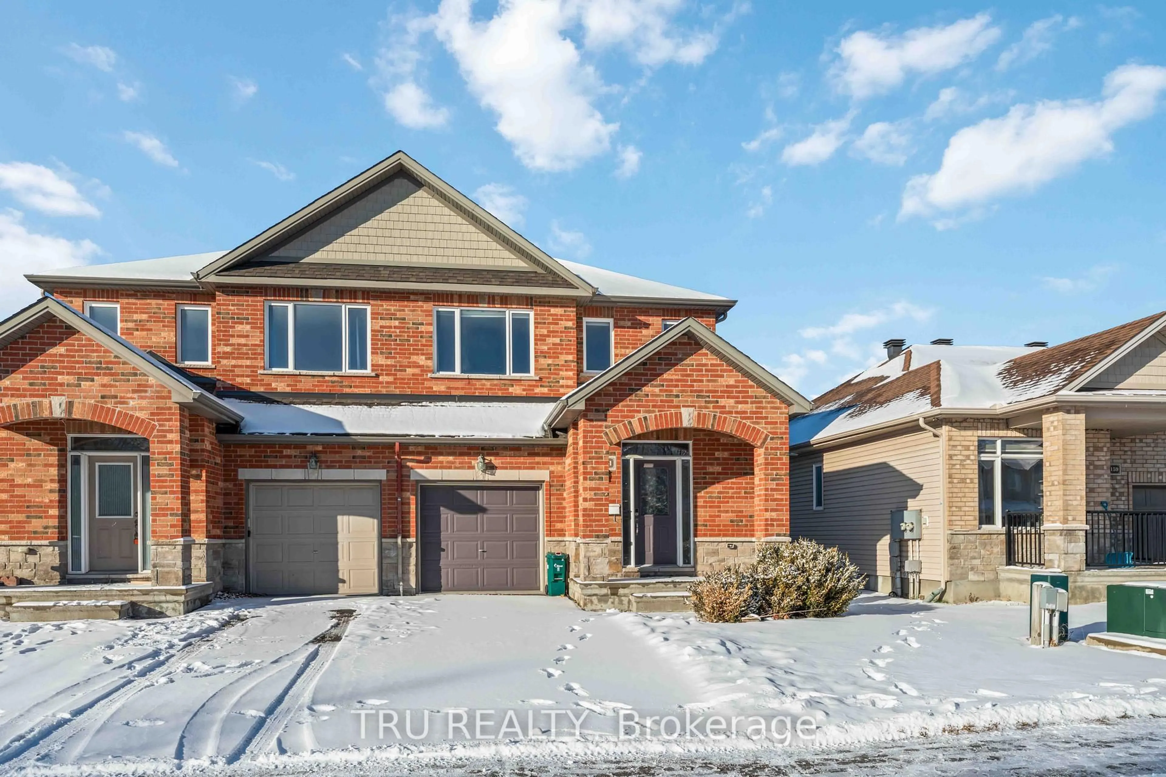 Home with brick exterior material, street for 161 Claridge Dr, Ottawa Ontario K2J 5V8