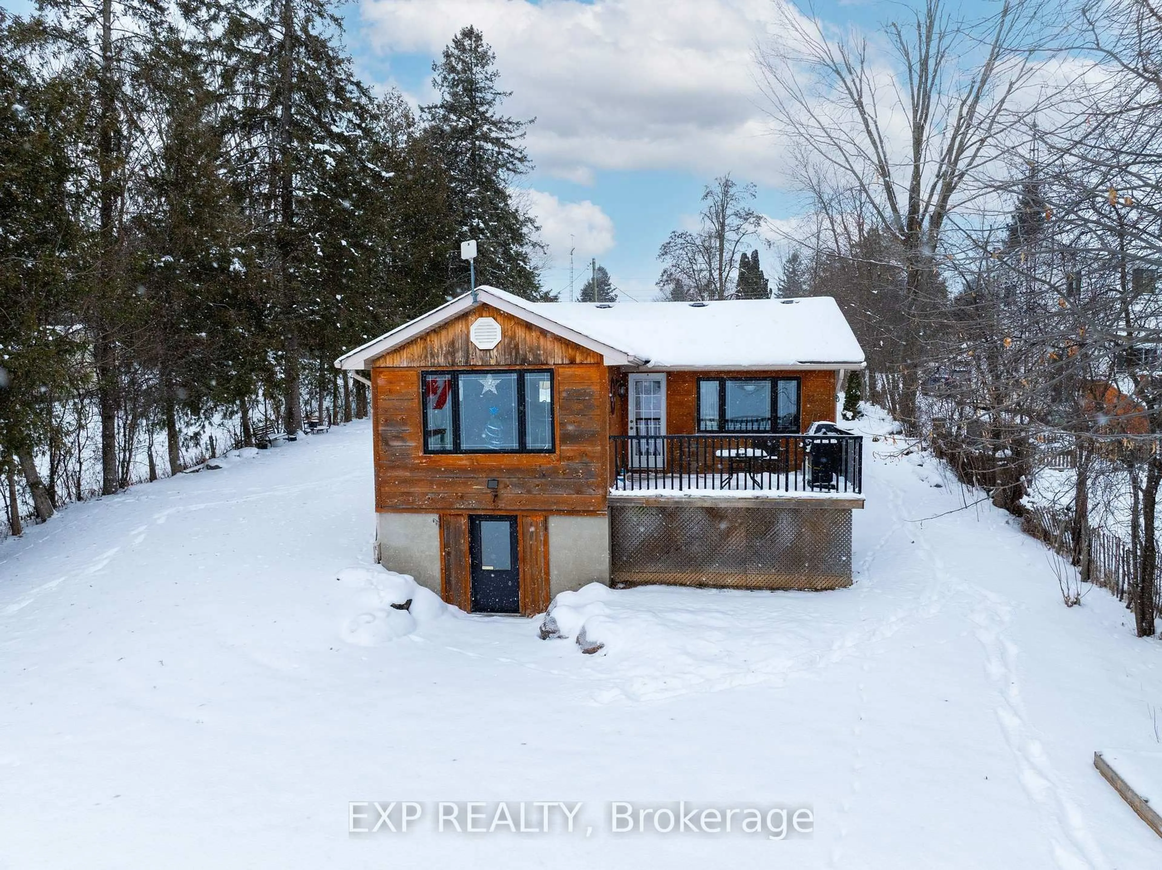 A pic from outside/outdoor area/front of a property/back of a property/a pic from drone, unknown for 38 Cowans Cres, Kawartha Lakes Ontario K0L 2W0