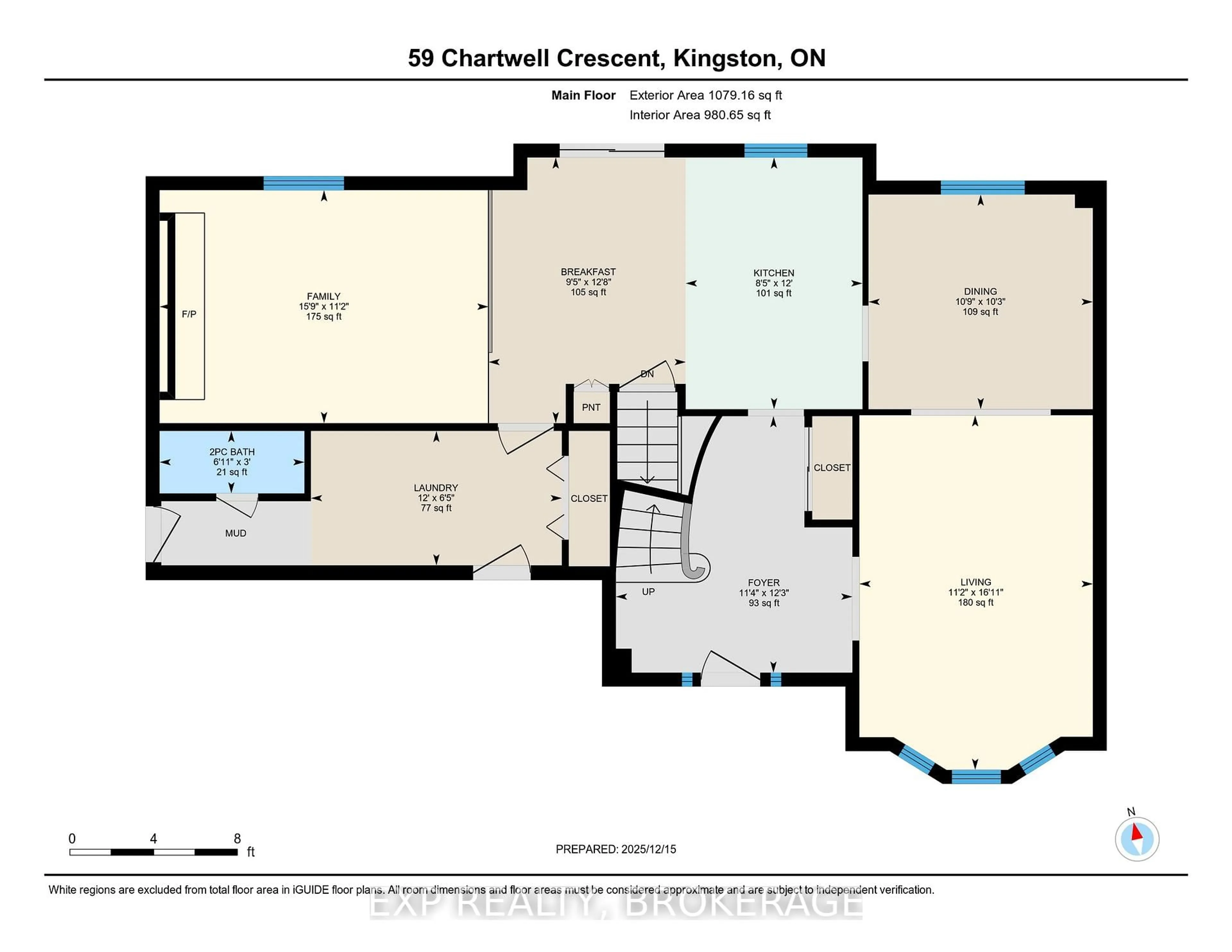 Floor plan for 59 CHARTWELL Cres, Kingston Ontario K7K 6P3