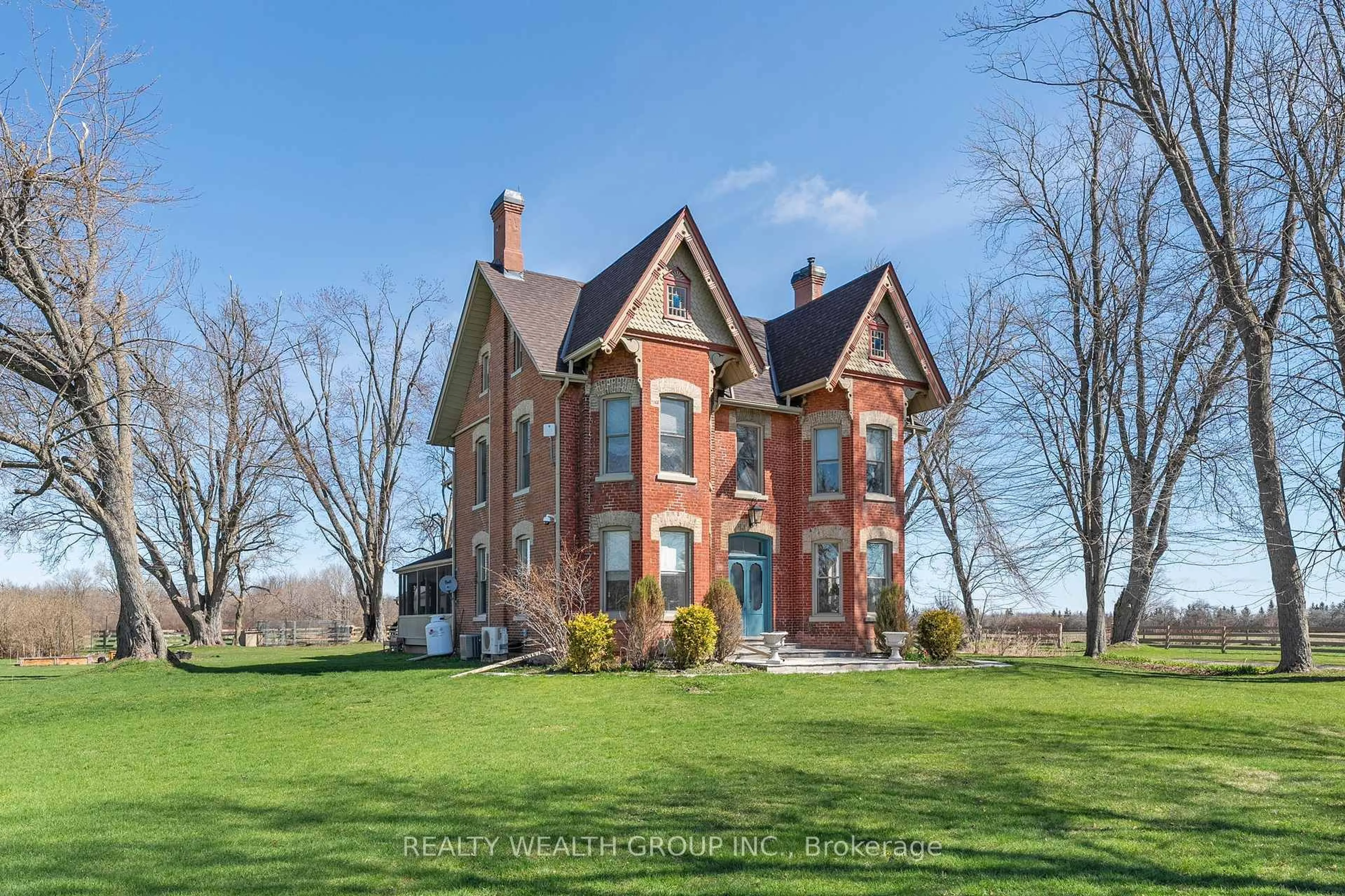 Home with brick exterior material, building for 1201 Salem Rd, Kawartha Lakes Ontario K0M 2C0