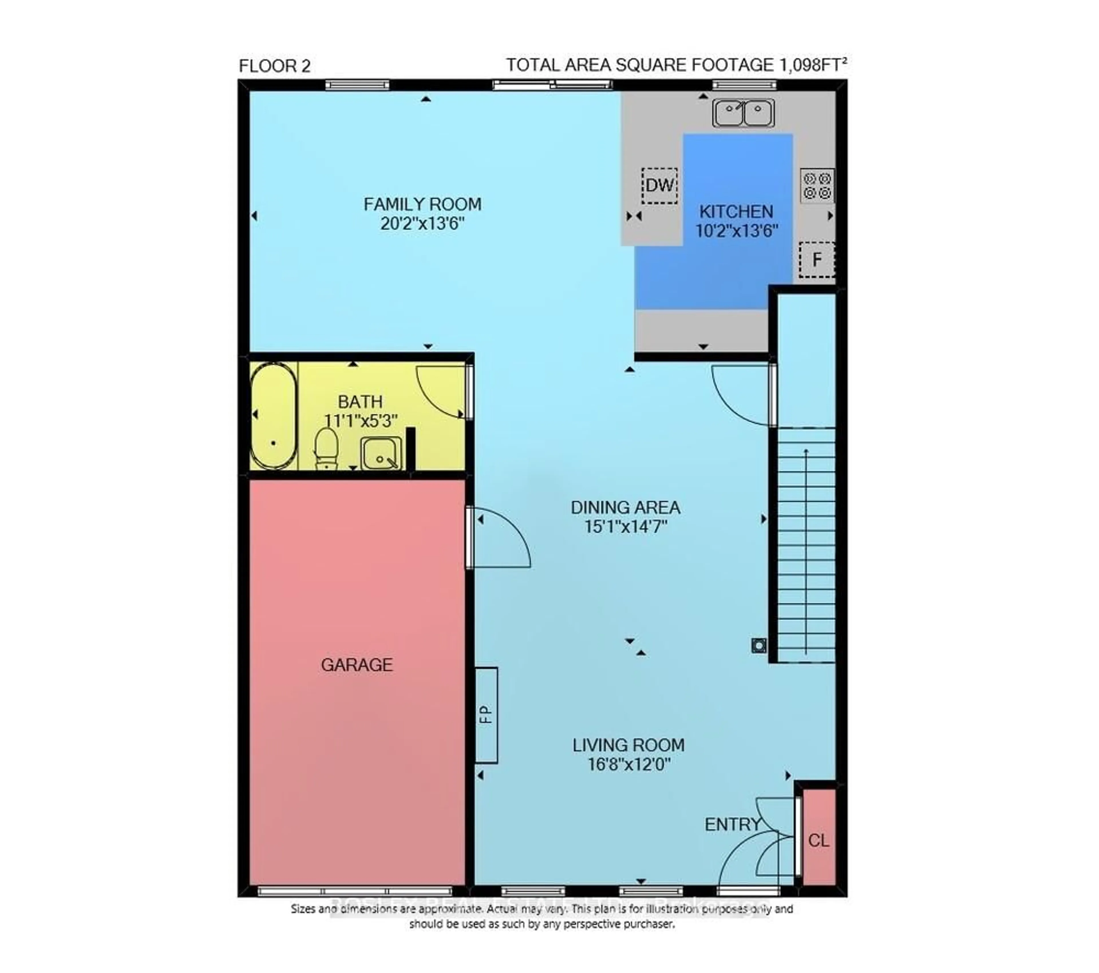 Floor plan for 481 Victoria St #TH 3, Niagara-on-the-Lake Ontario L0S 1J0