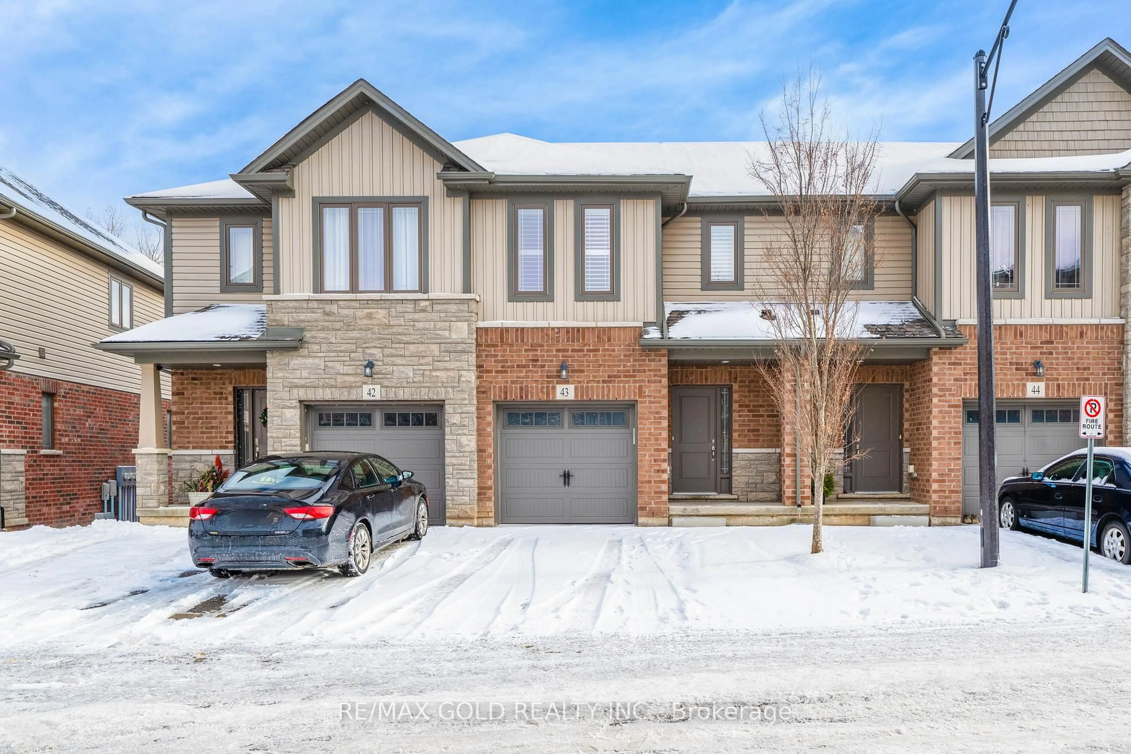Home with brick exterior material, street for 77 Diana Ave #43, Brantford Ontario N3T 0R6