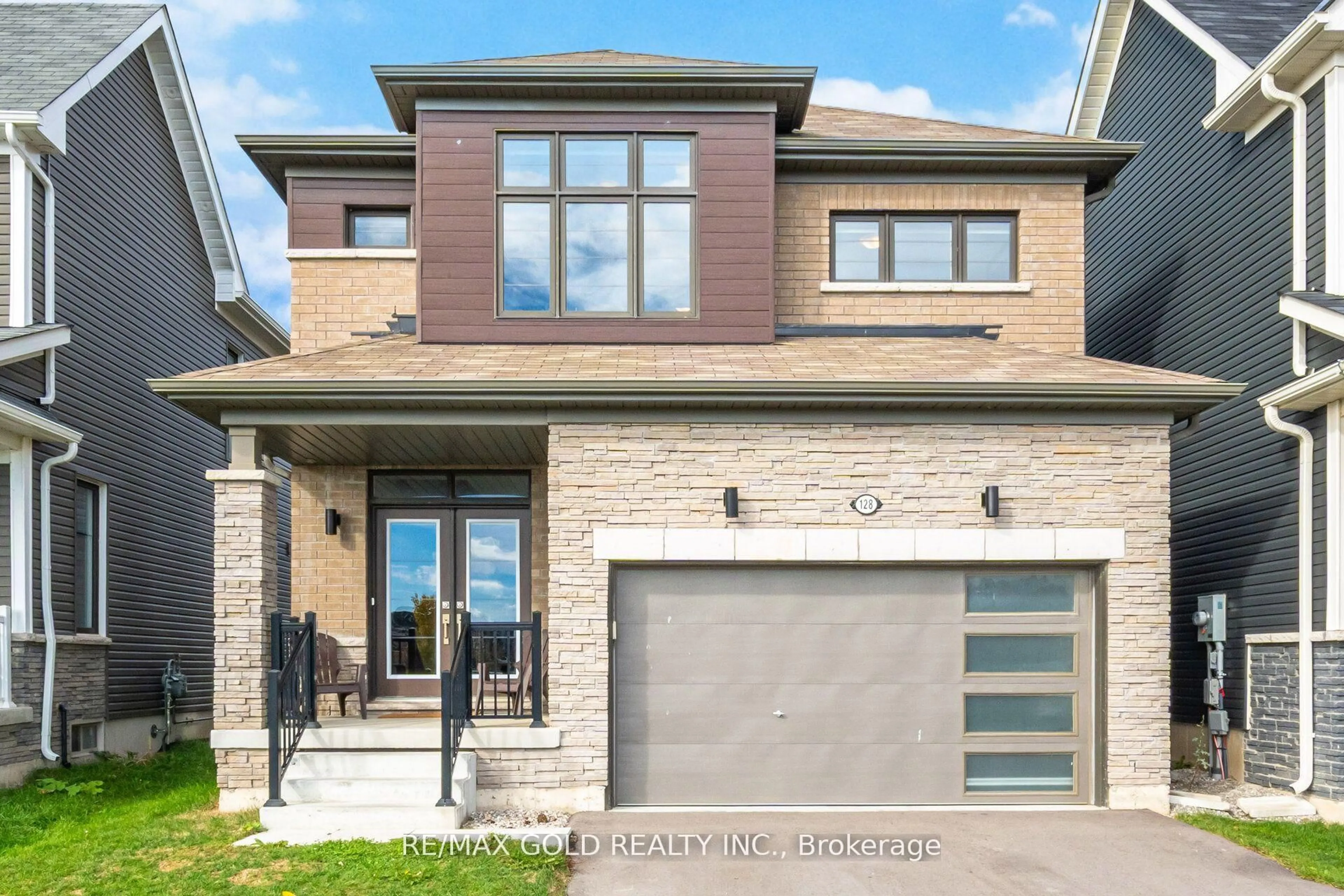 Home with brick exterior material, street for 128 Whithorn Cres, Haldimand Ontario N3W 0G4