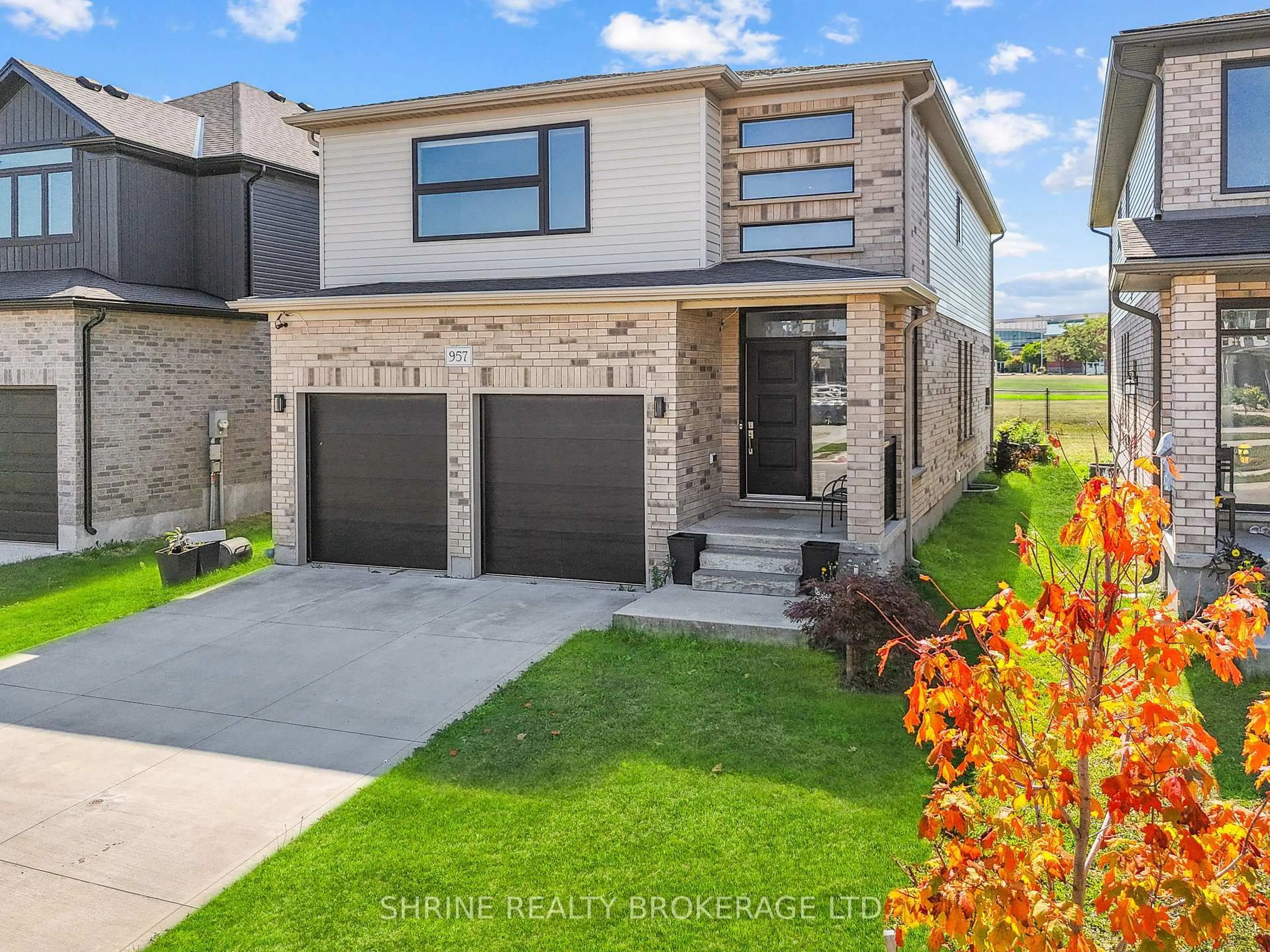 Home with brick exterior material, street for 957 Holtby Crt, London North Ontario N6G 0W9
