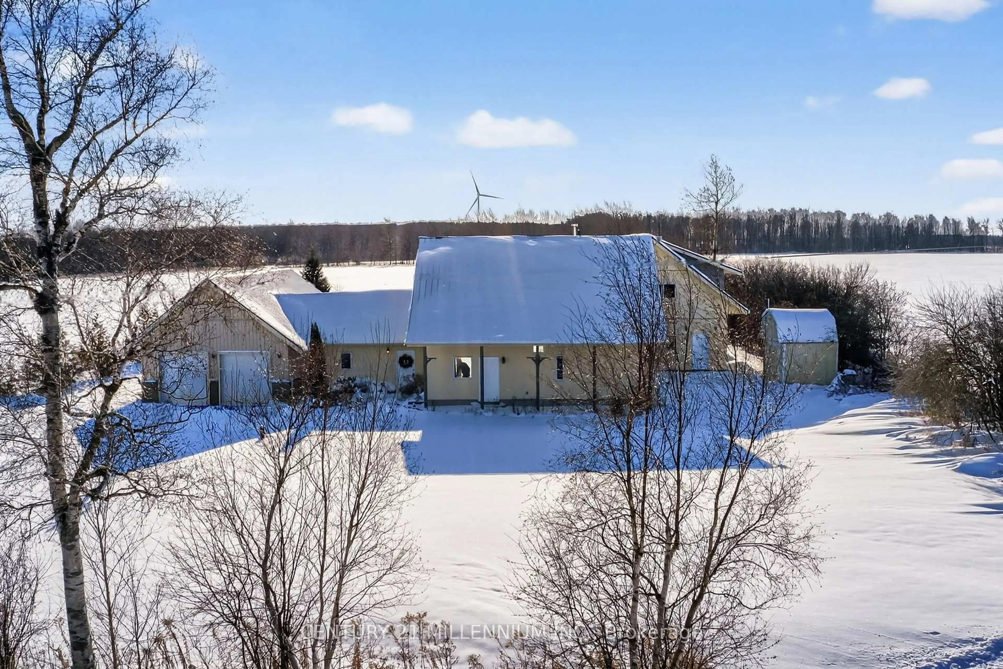 A pic from outside/outdoor area/front of a property/back of a property/a pic from drone, building for 322066 Concession Road 6-7, East Luther Grand Valley Ontario L9W 0W8