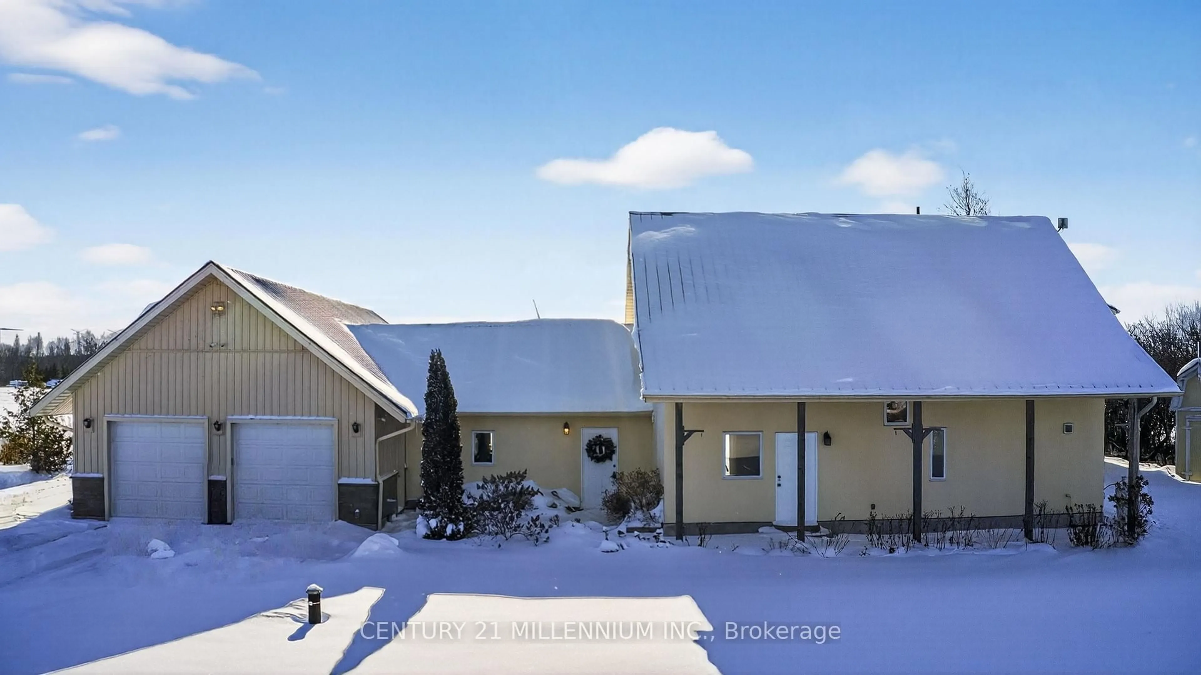A pic from outside/outdoor area/front of a property/back of a property/a pic from drone, building for 322066 Concession Road 6-7, East Luther Grand Valley Ontario L9W 0W8