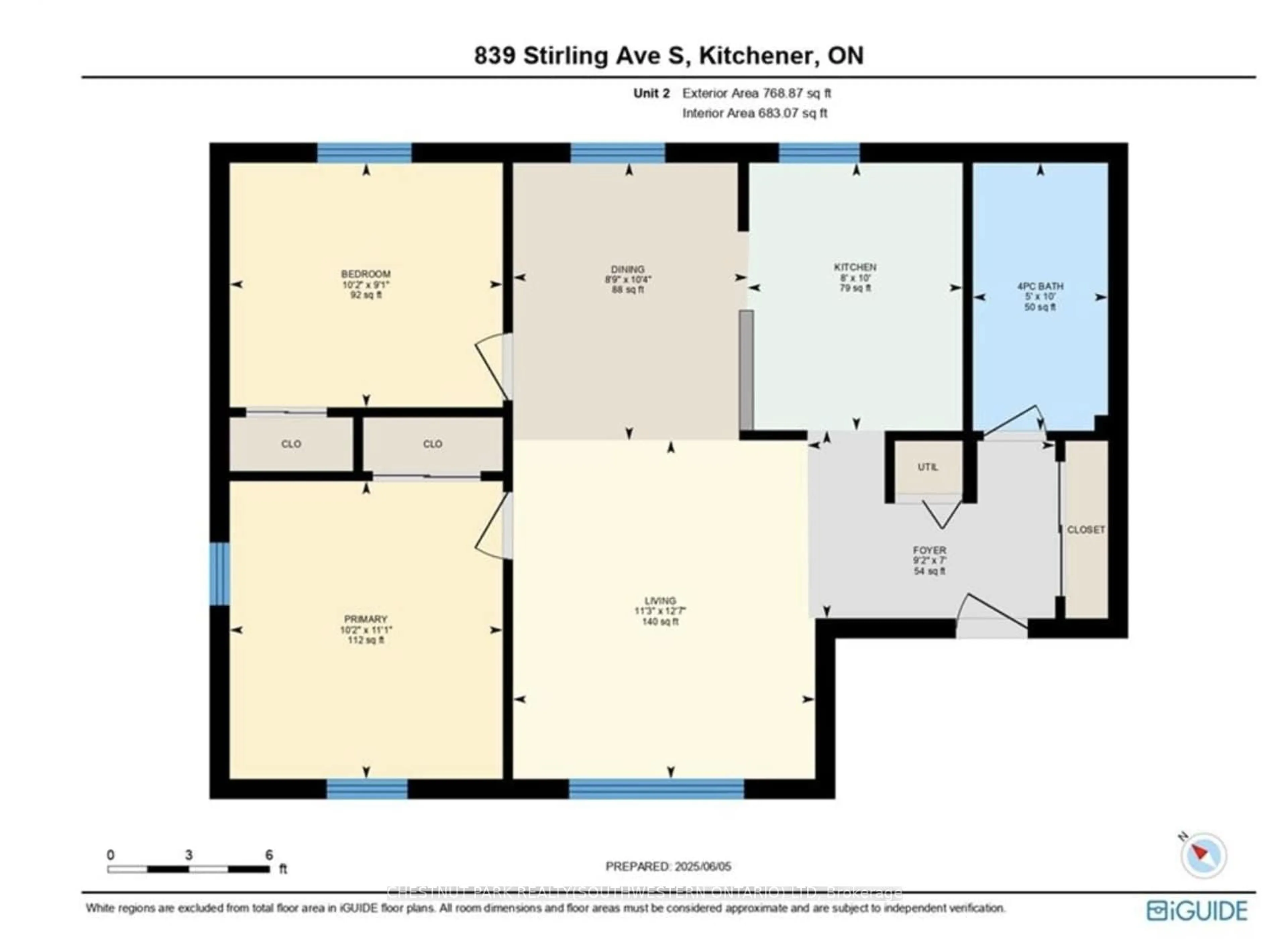 Floor plan for 839 Stirling Ave, Kitchener Ontario N2M 3K4
