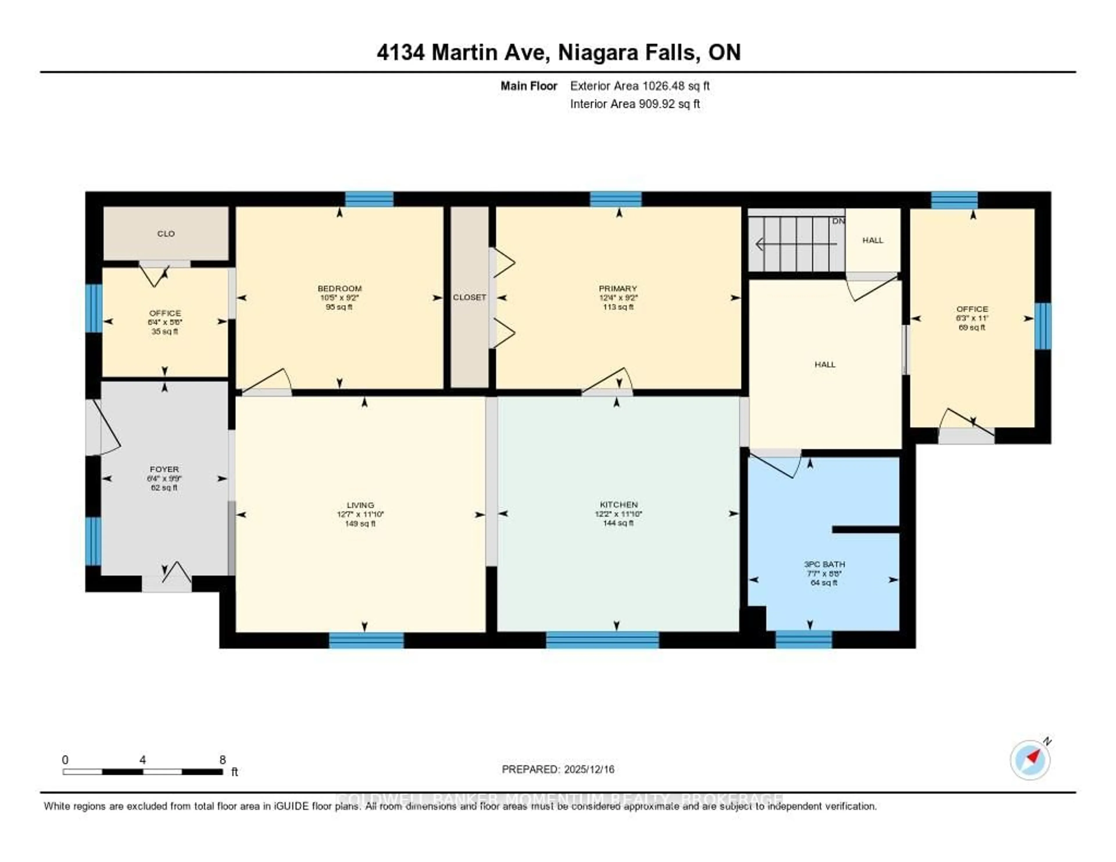 Floor plan for 4134 Martin Ave, Niagara Falls Ontario L2E 3K9