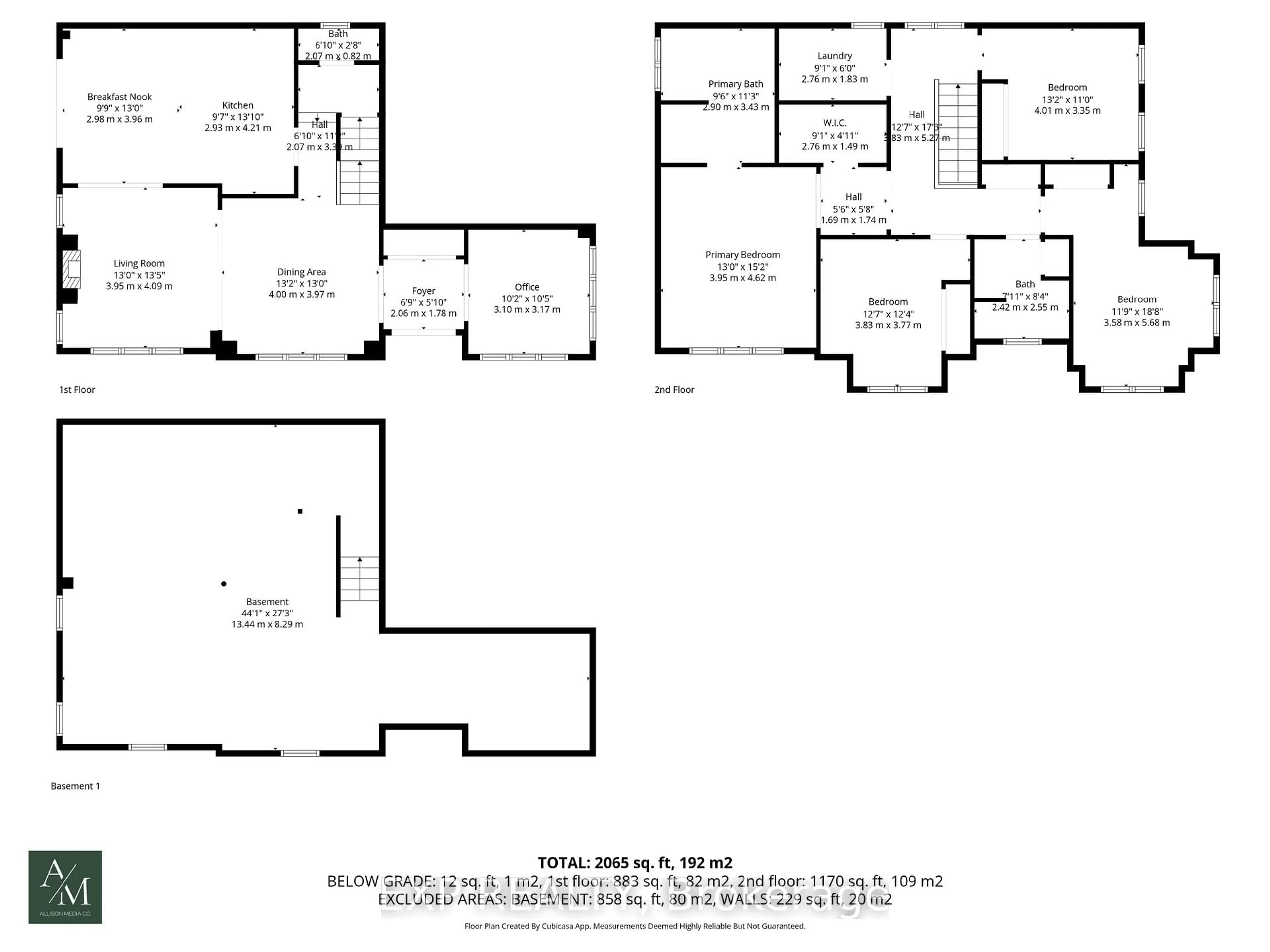 Floor plan for 47 Pagebrook Cres, Hamilton Ontario L8J 0K7