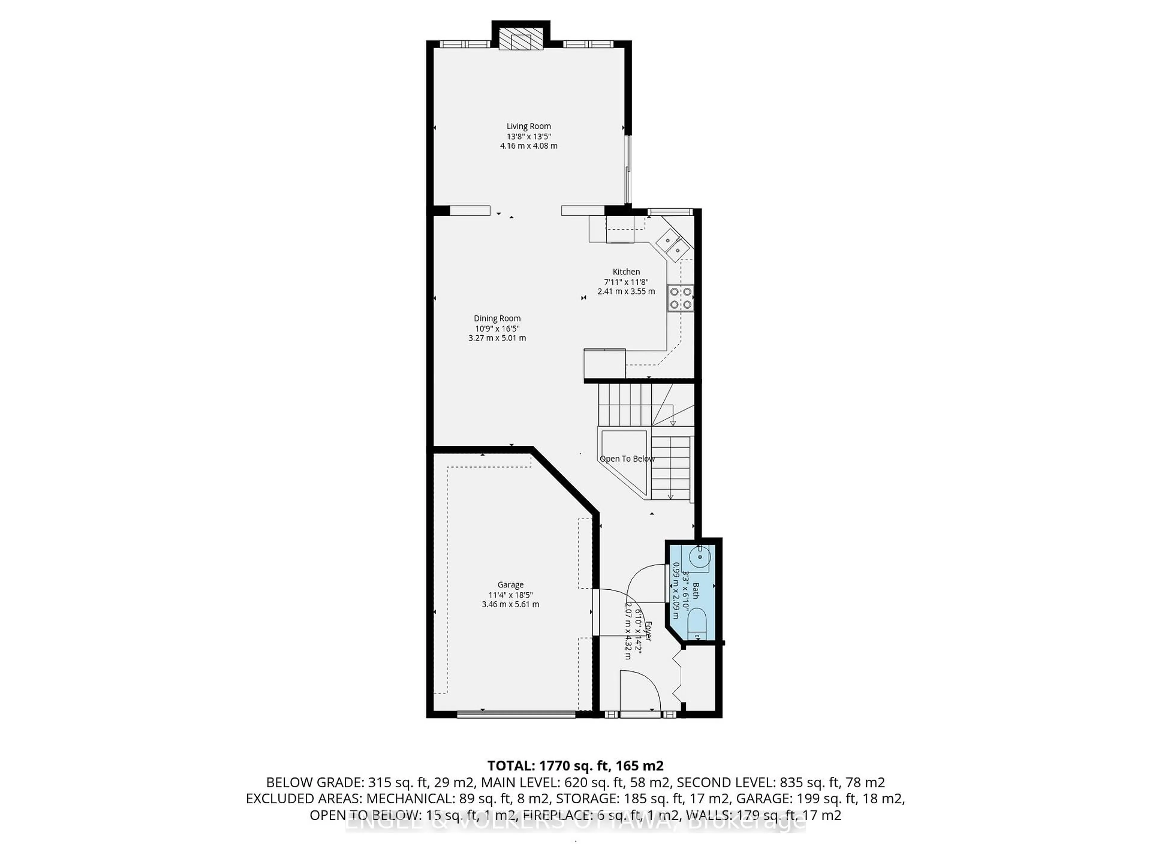 Floor plan for 622 Moorpark Ave, Ottawa Ontario K2M 0B6