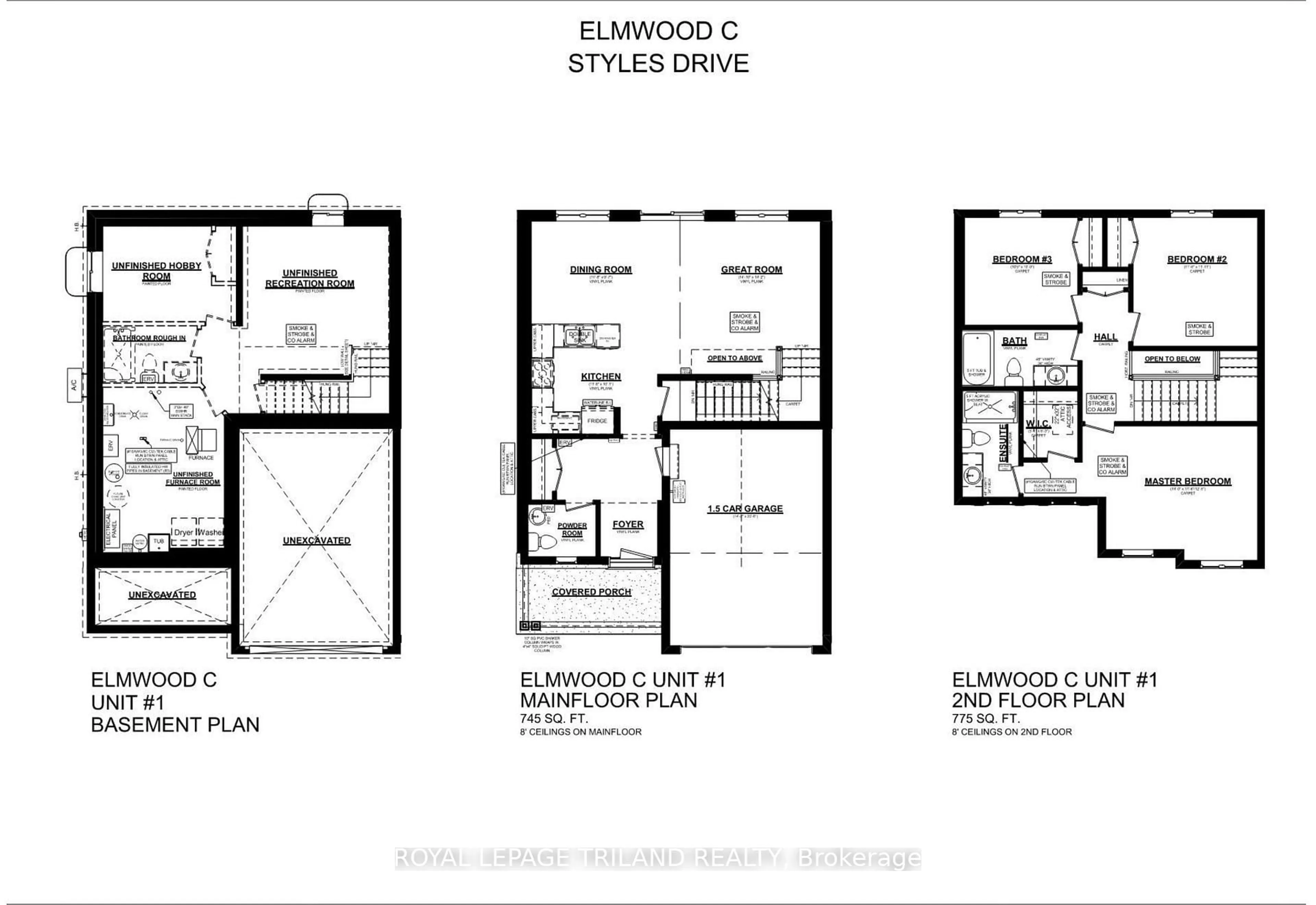 Floor plan for 118 STYLES Dr, St. Thomas Ontario N5R 0N8