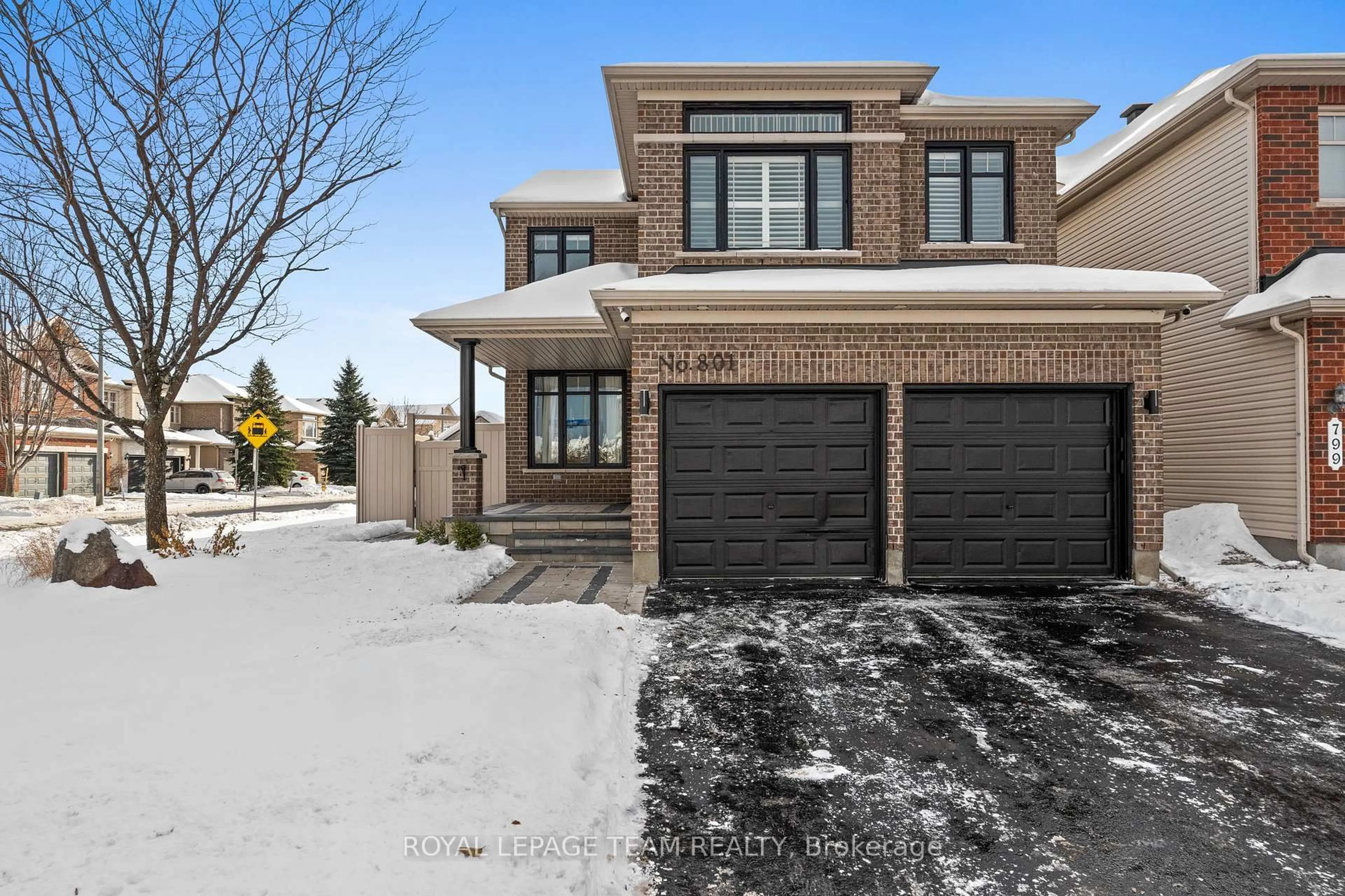 Home with brick exterior material, street for 801 Bowercrest Cres, Ottawa Ontario K1V 2K3