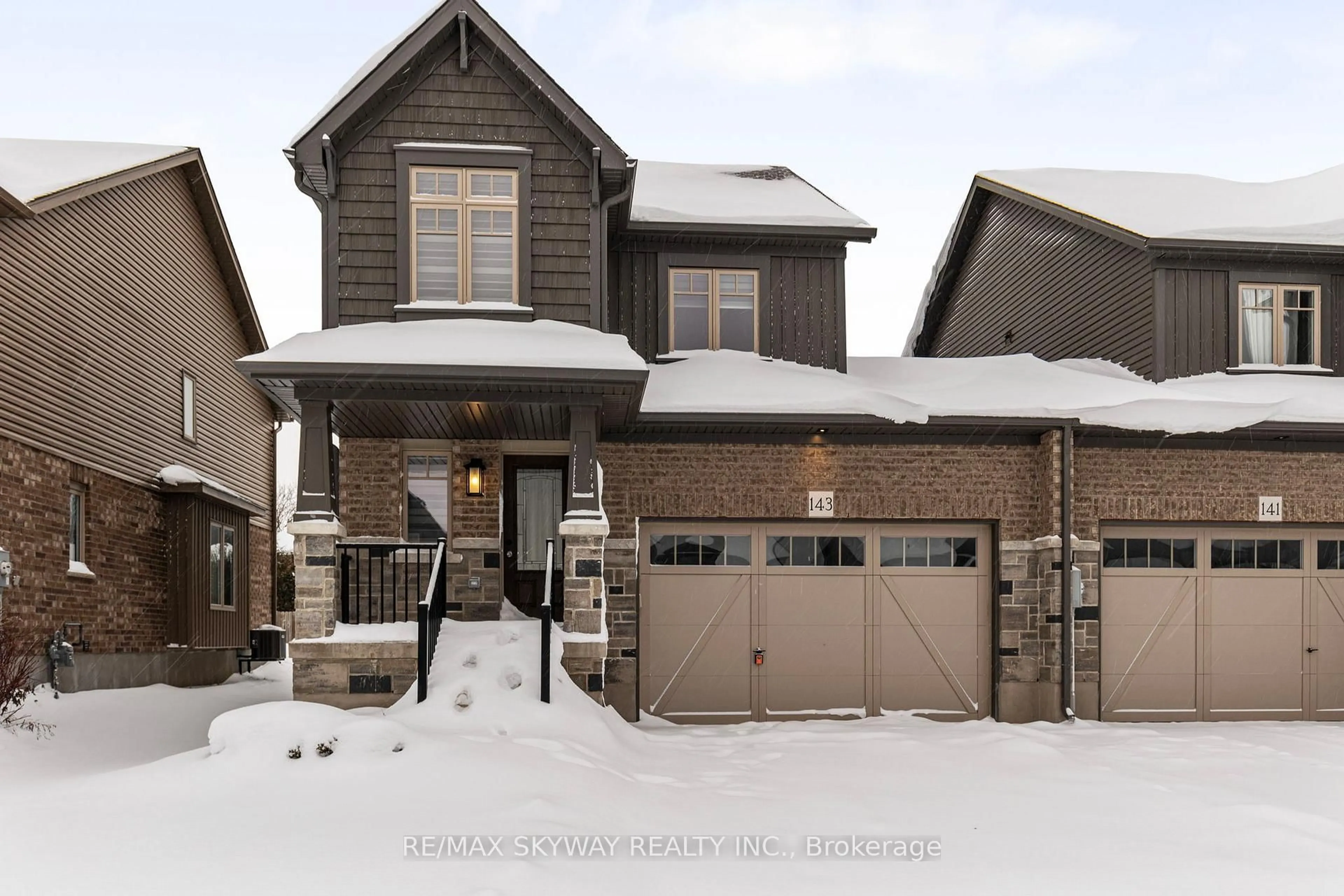 Home with brick exterior material, street for 143 Stonebrook Way, Grey Highlands Ontario N0C 1H0
