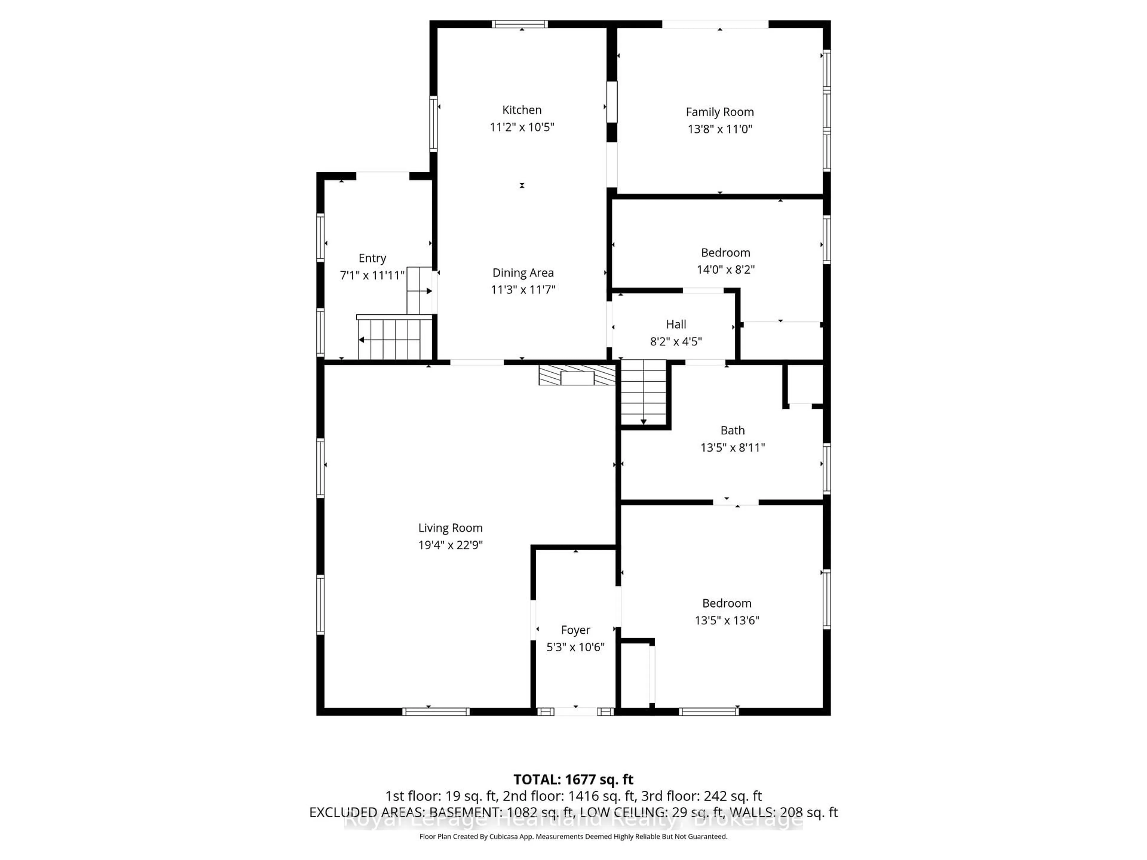 Floor plan for 105 Quebec St, Goderich Ontario N7A 2G6