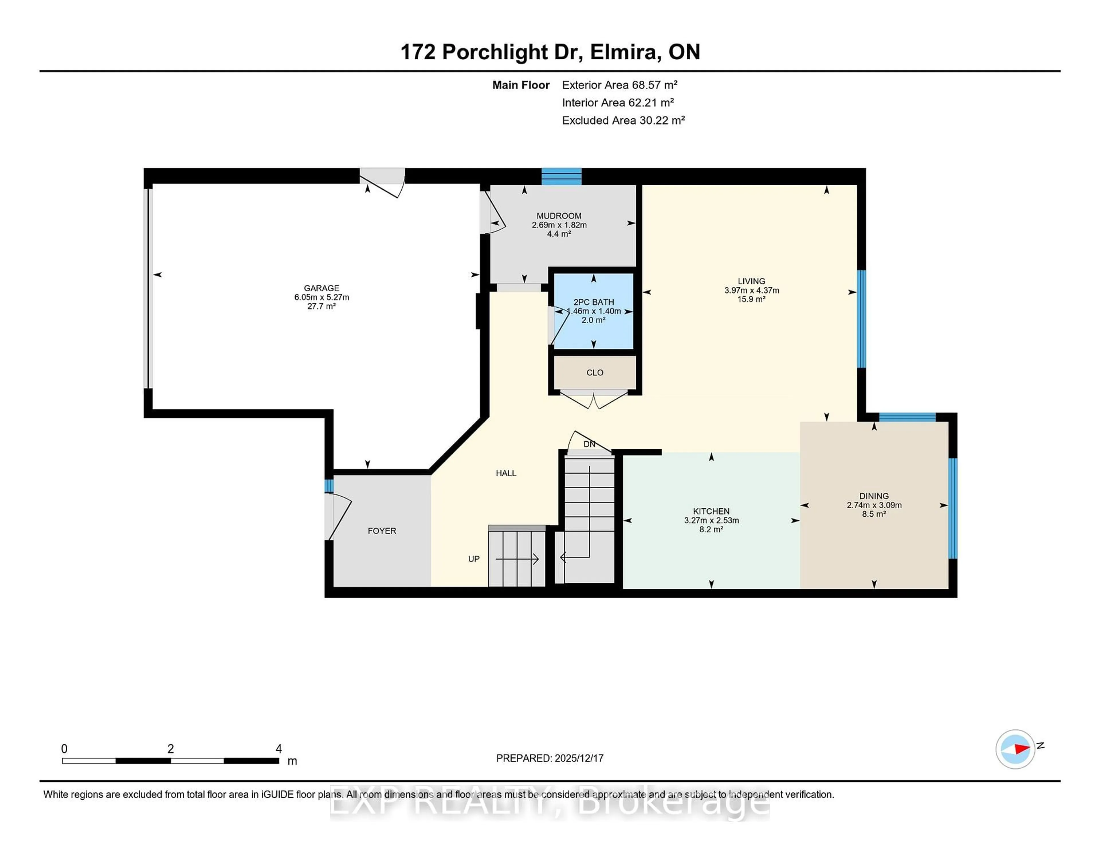 Floor plan for 172 Porchlight Dr, Woolwich Ontario N3B 0A3
