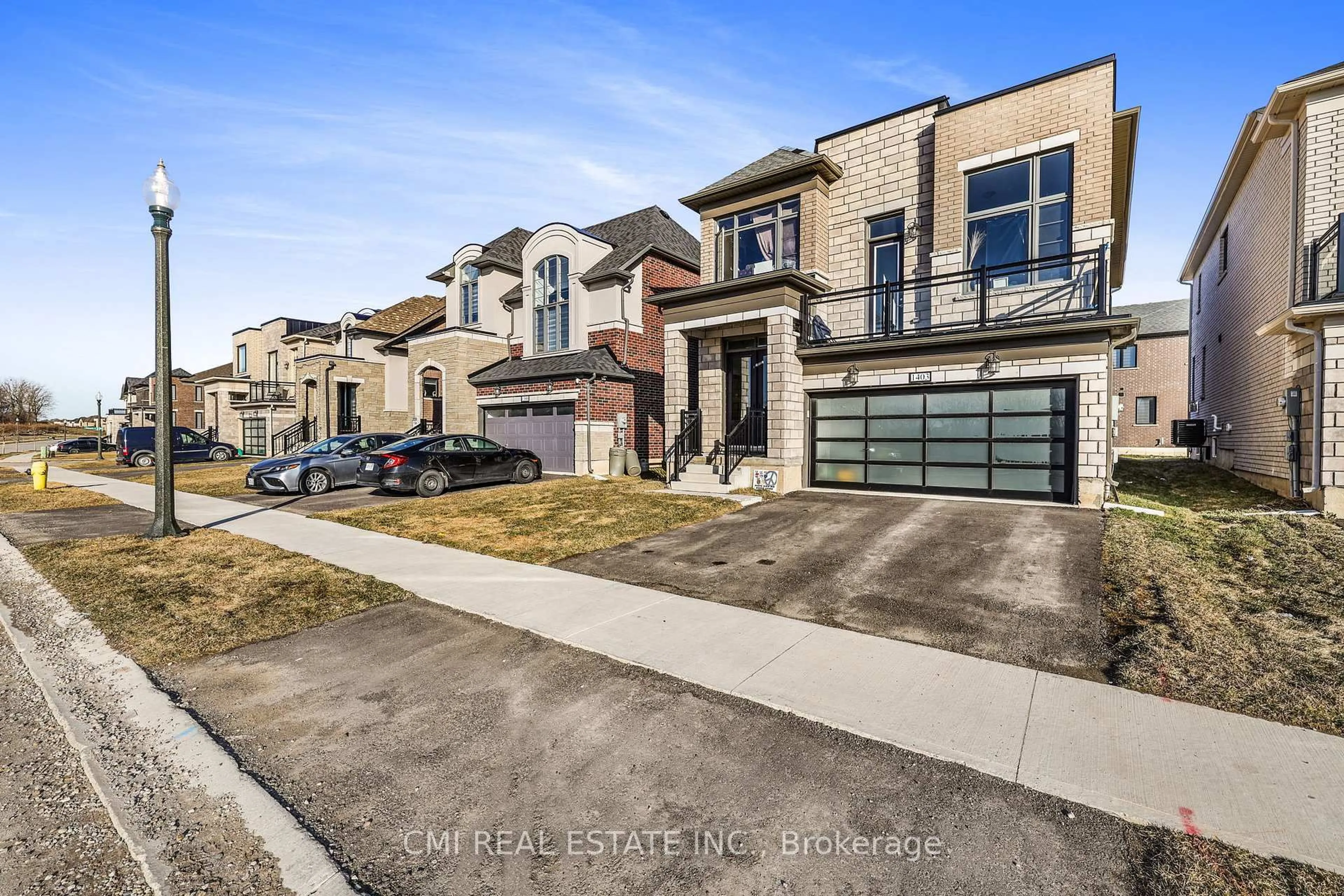 Home with brick exterior material, street for 1403 Upper Thames Dr, Woodstock Ontario N4T 0N9