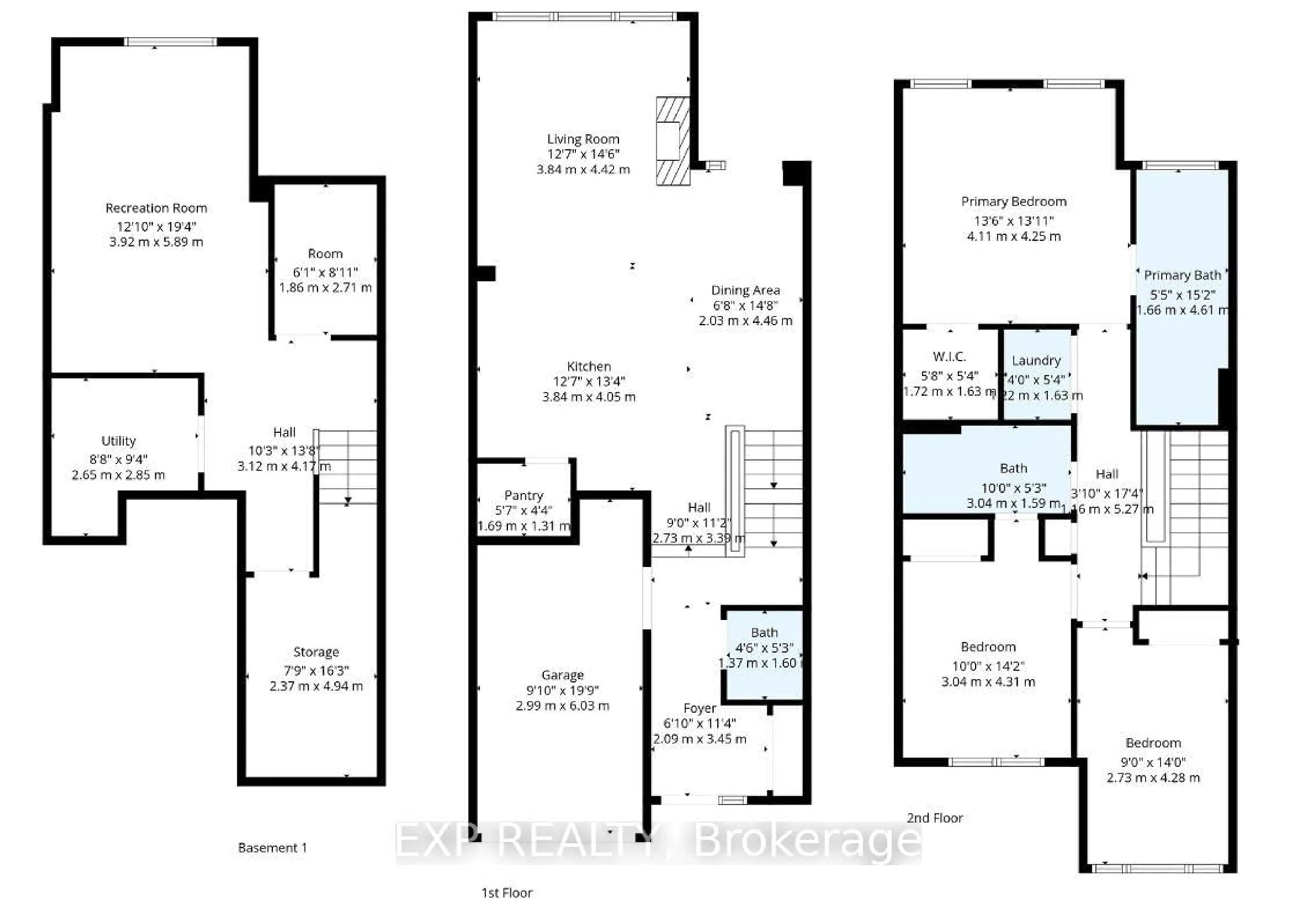 Floor plan for 687 Capricorn Circ, Ottawa Ontario K4M 0J5