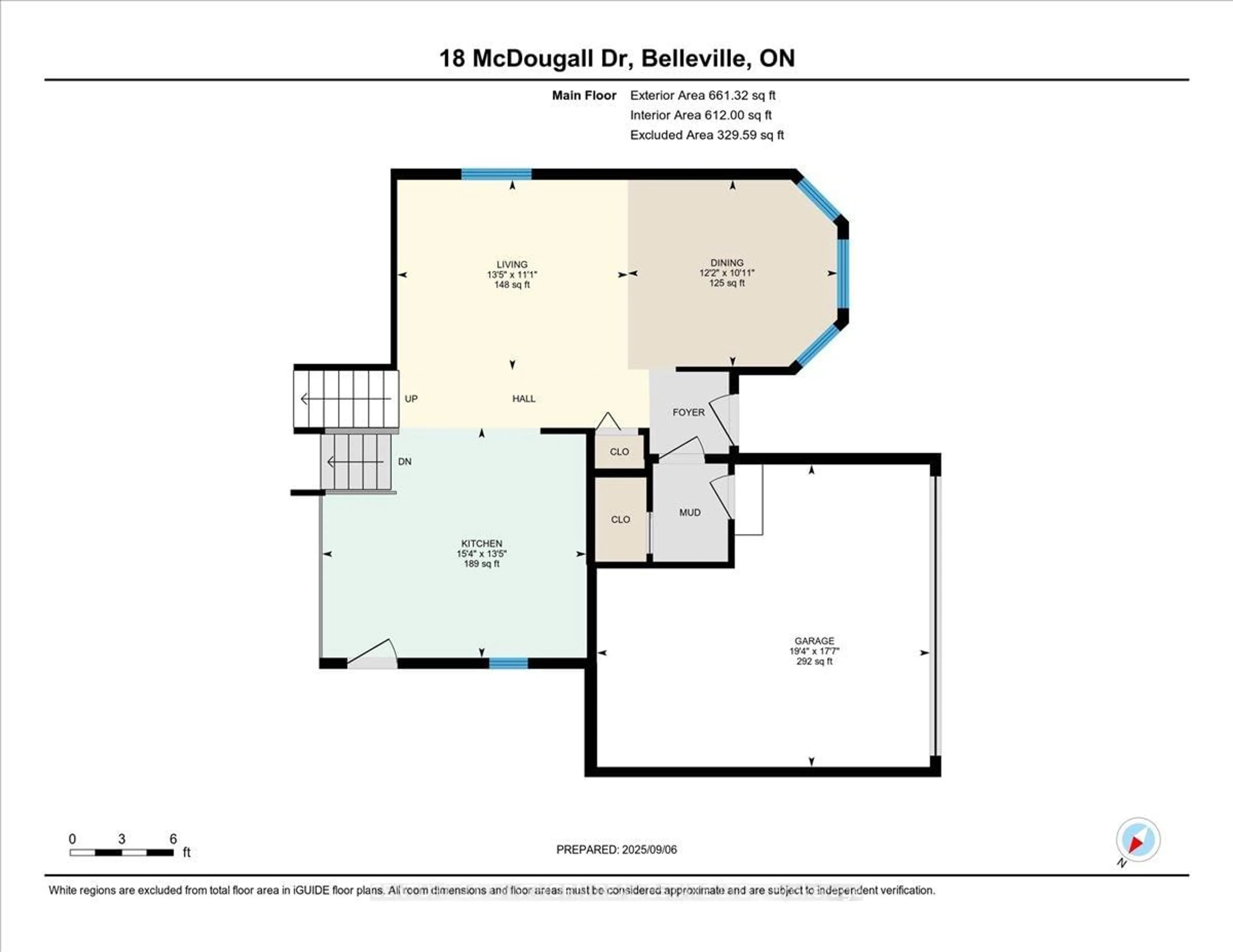 Floor plan for 18 McDougall Dr, Belleville Ontario K8N 4Z5