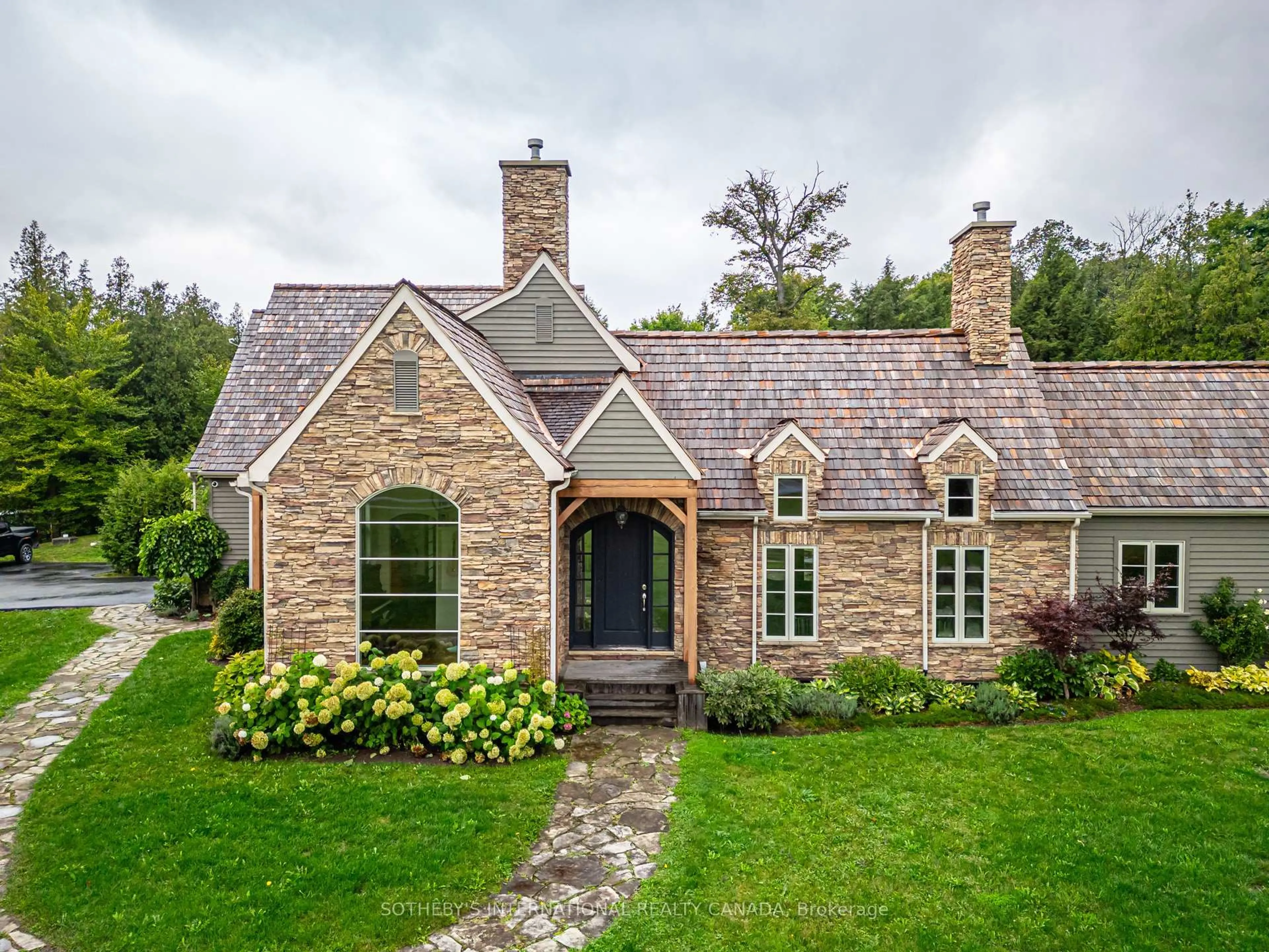 Home with brick exterior material, street for 787517 Grey 13 Rd, Blue Mountains Ontario N0H 2P0