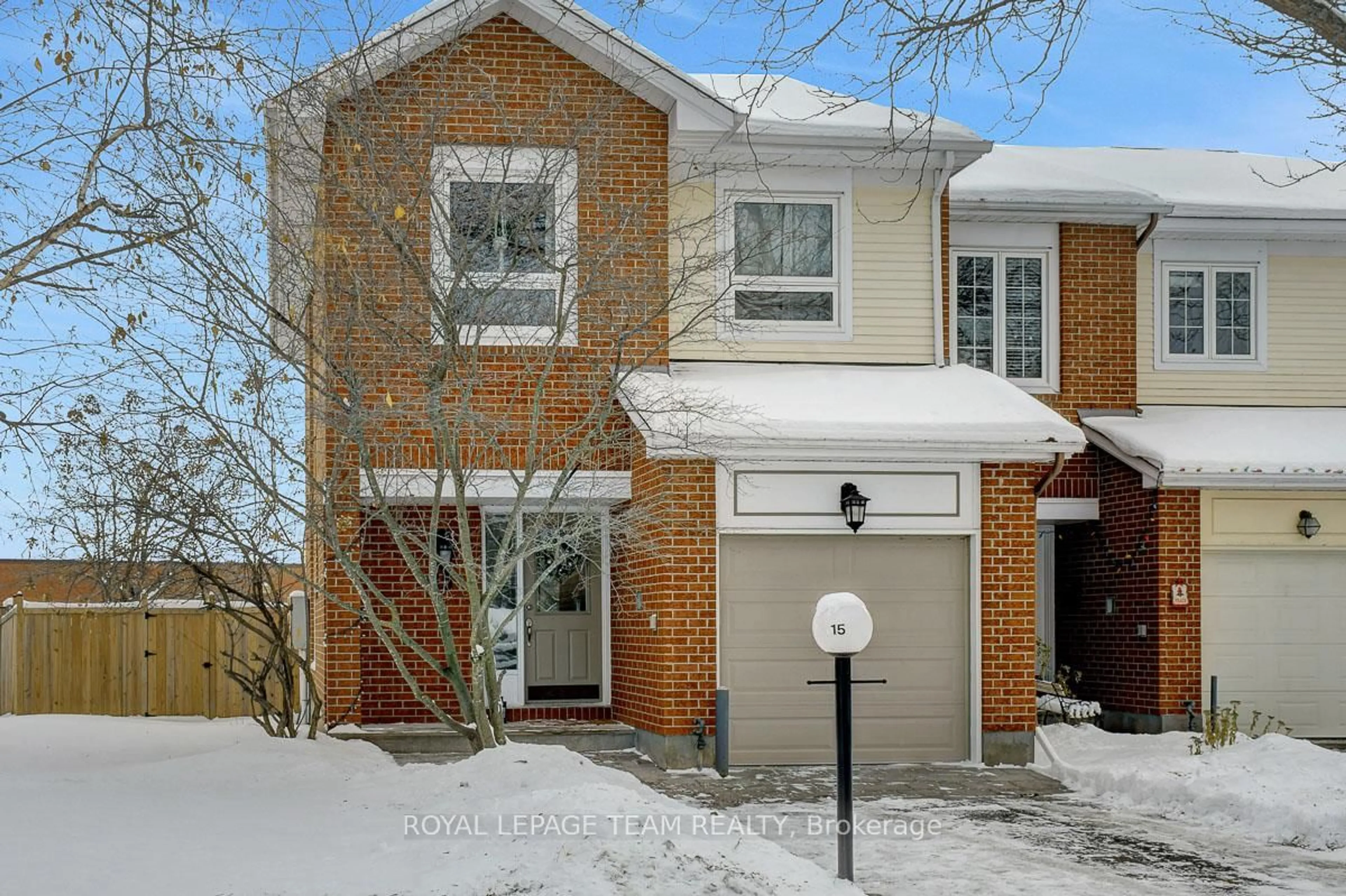 Home with brick exterior material, street for 15 Willwood Cres, Ottawa Ontario K2J 4B2