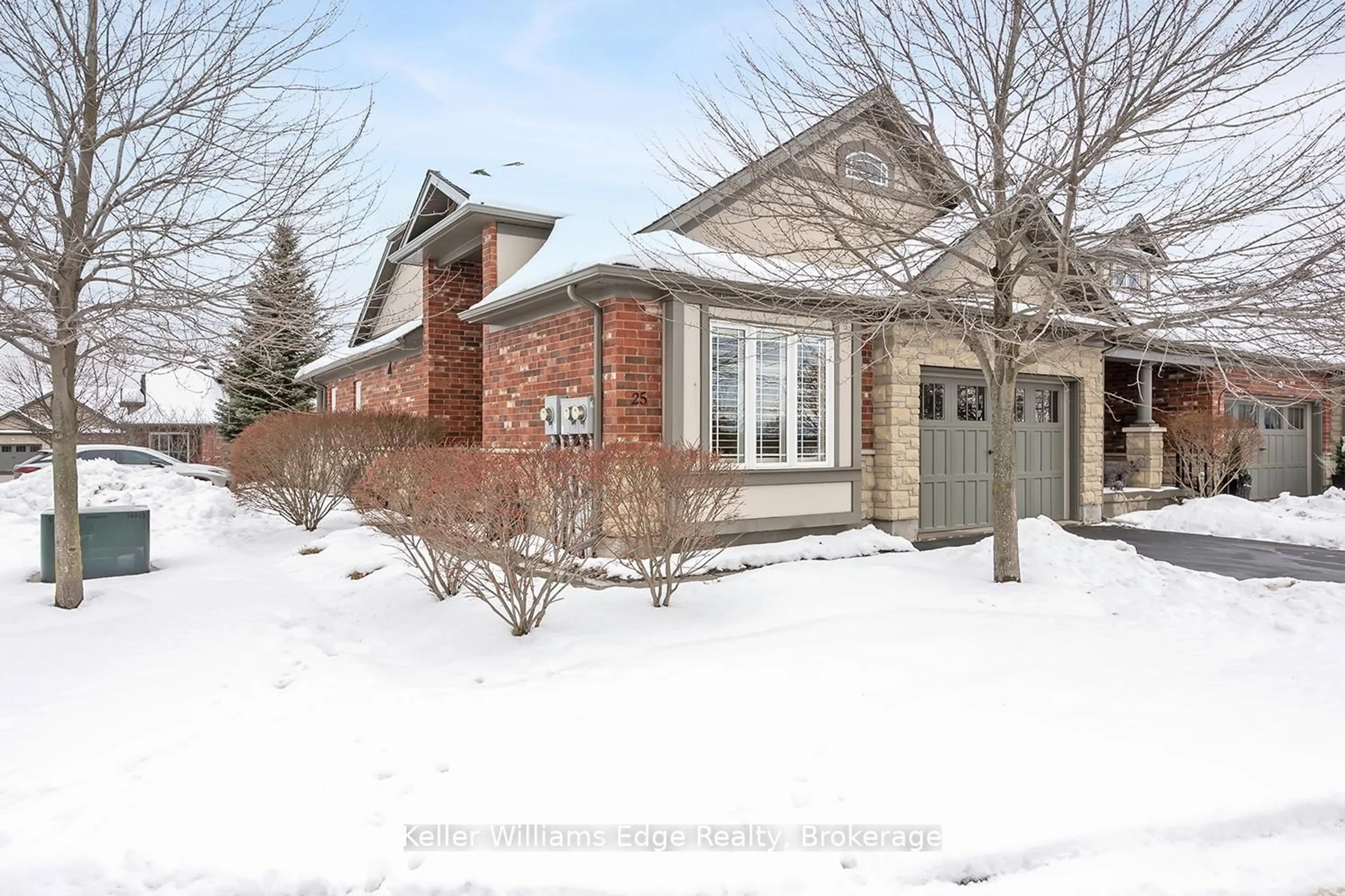 Home with brick exterior material, street for 25 Annmoore Cres #24, Guelph Ontario N1L 0J1