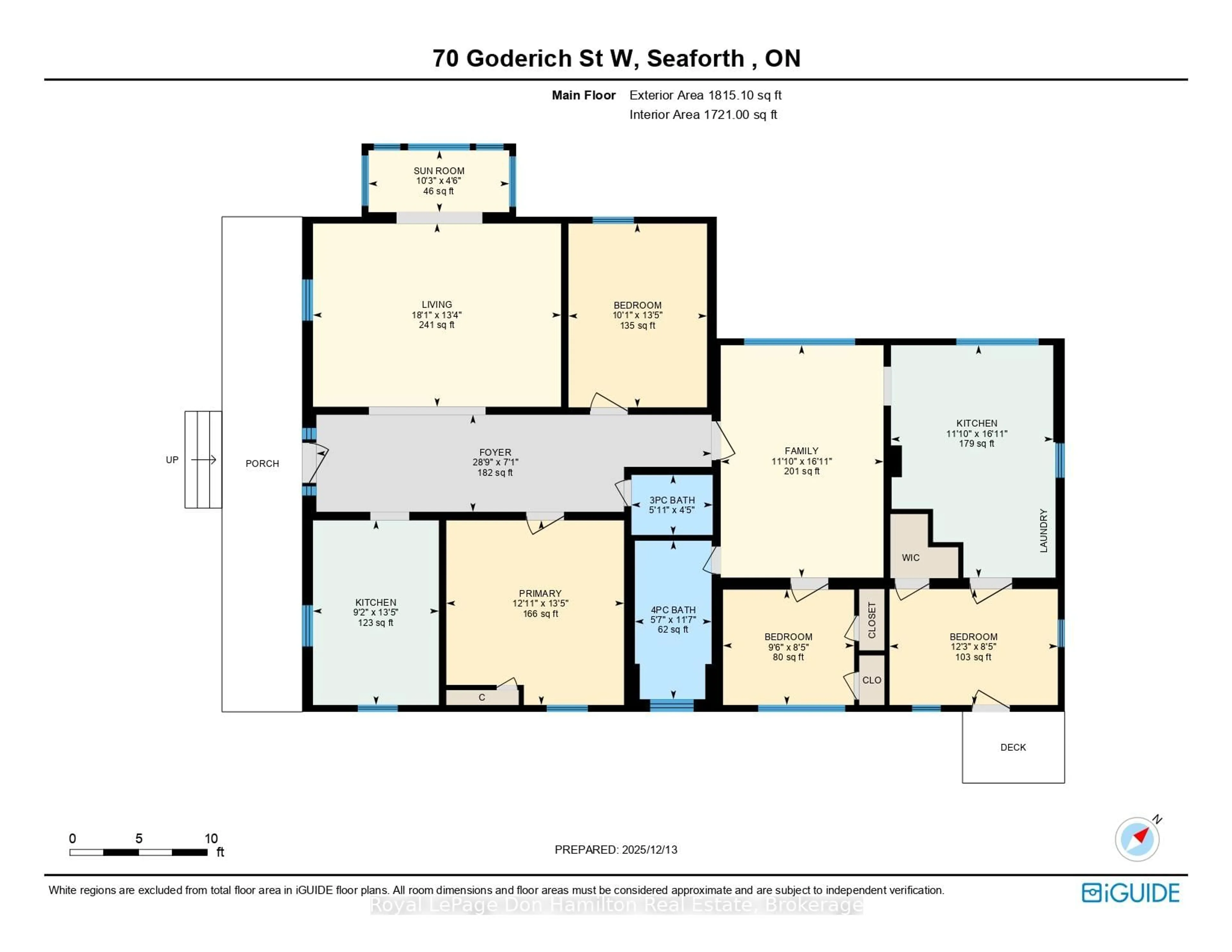 Floor plan for 70 Goderich St, Huron East Ontario N0K 1W0