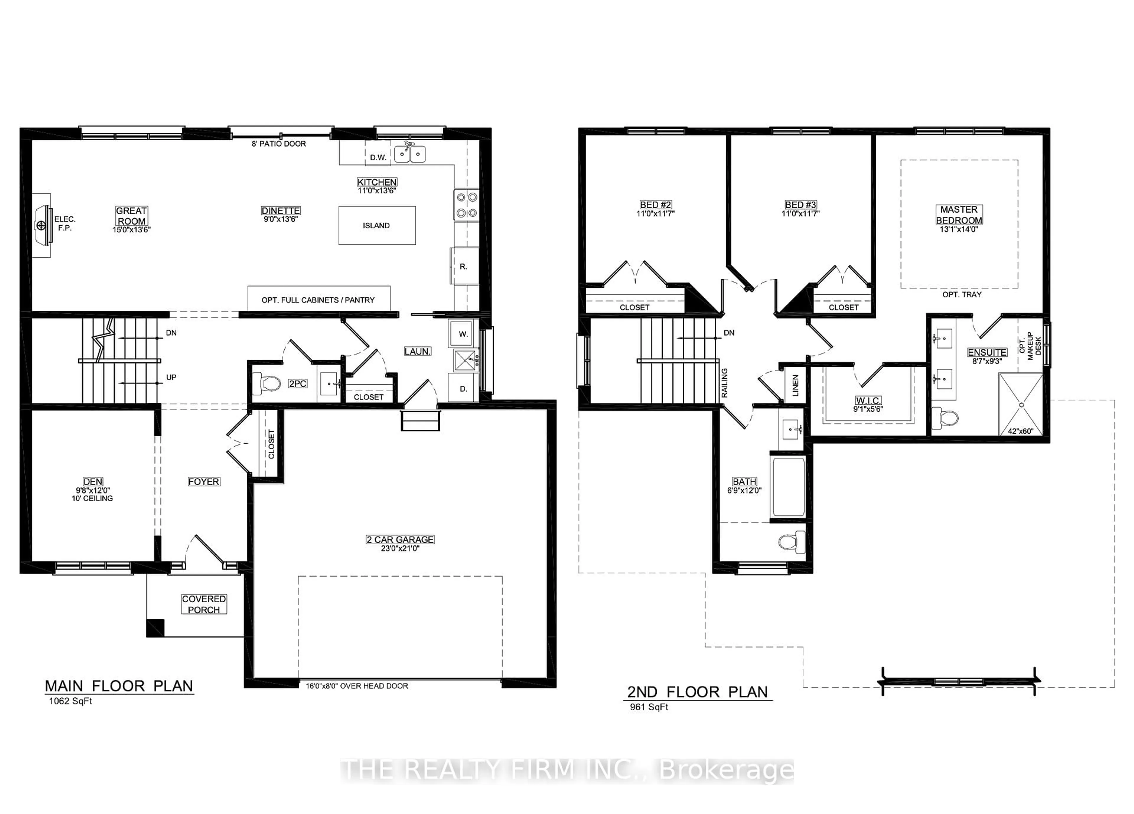 Floor plan for 158 Harvest Lane, Thames Centre Ontario N0L 1G2