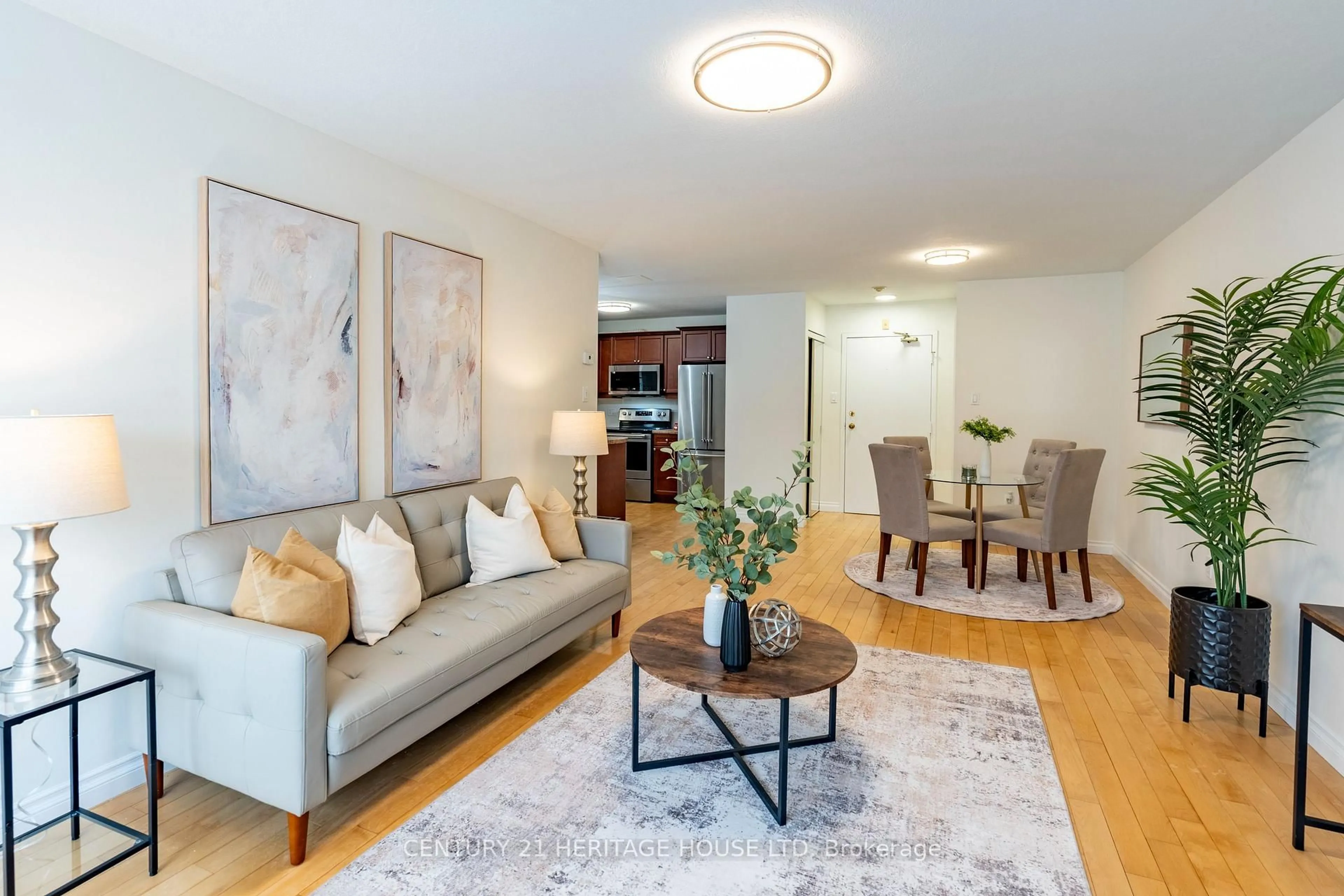 Living room with furniture, unknown for 15 Hofstetter Ave #208, Kitchener Ontario N2A 3Z7