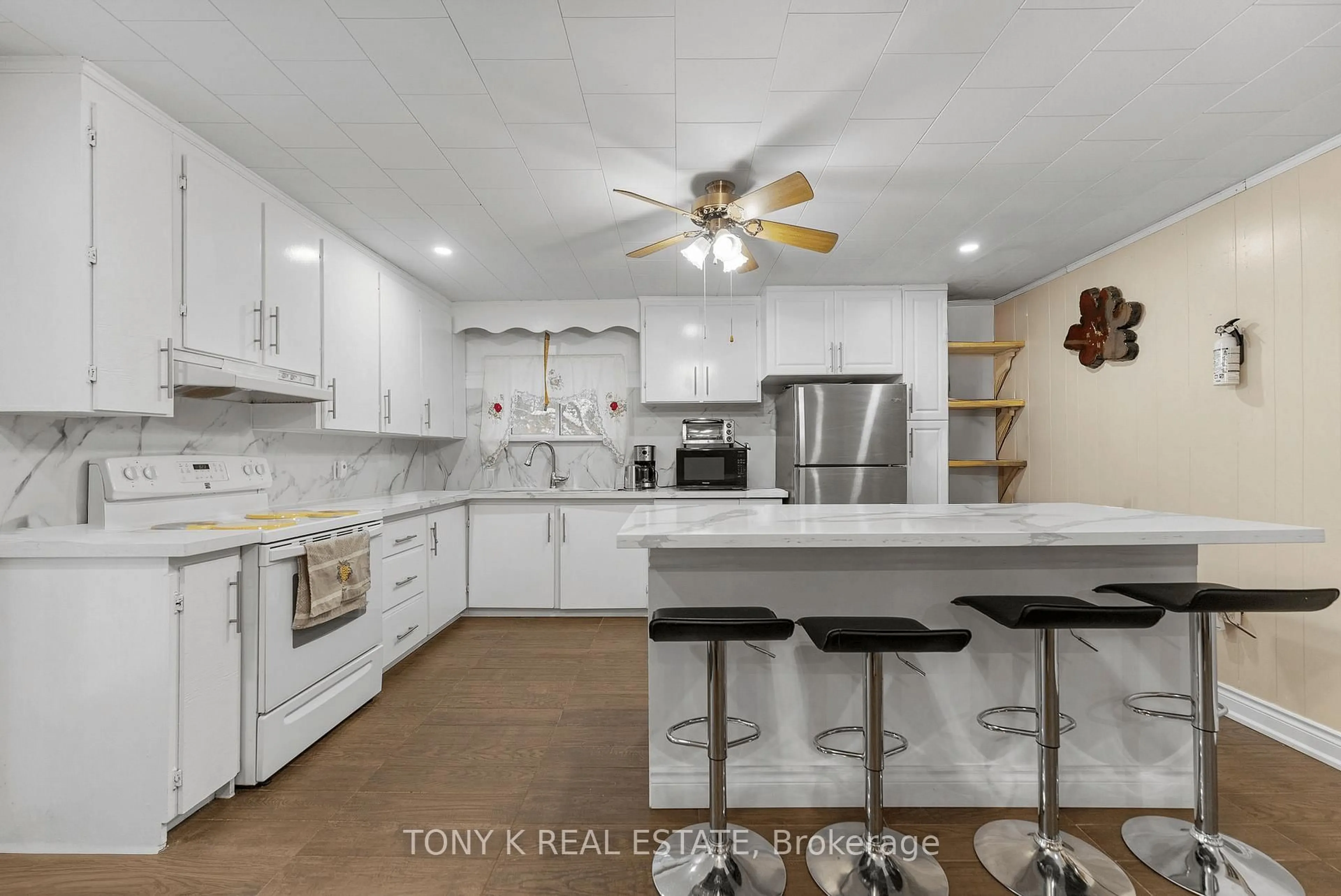 Open concept kitchen, ceramic/tile floor for 29325 Highway 28, Bancroft Ontario K0L 1C0