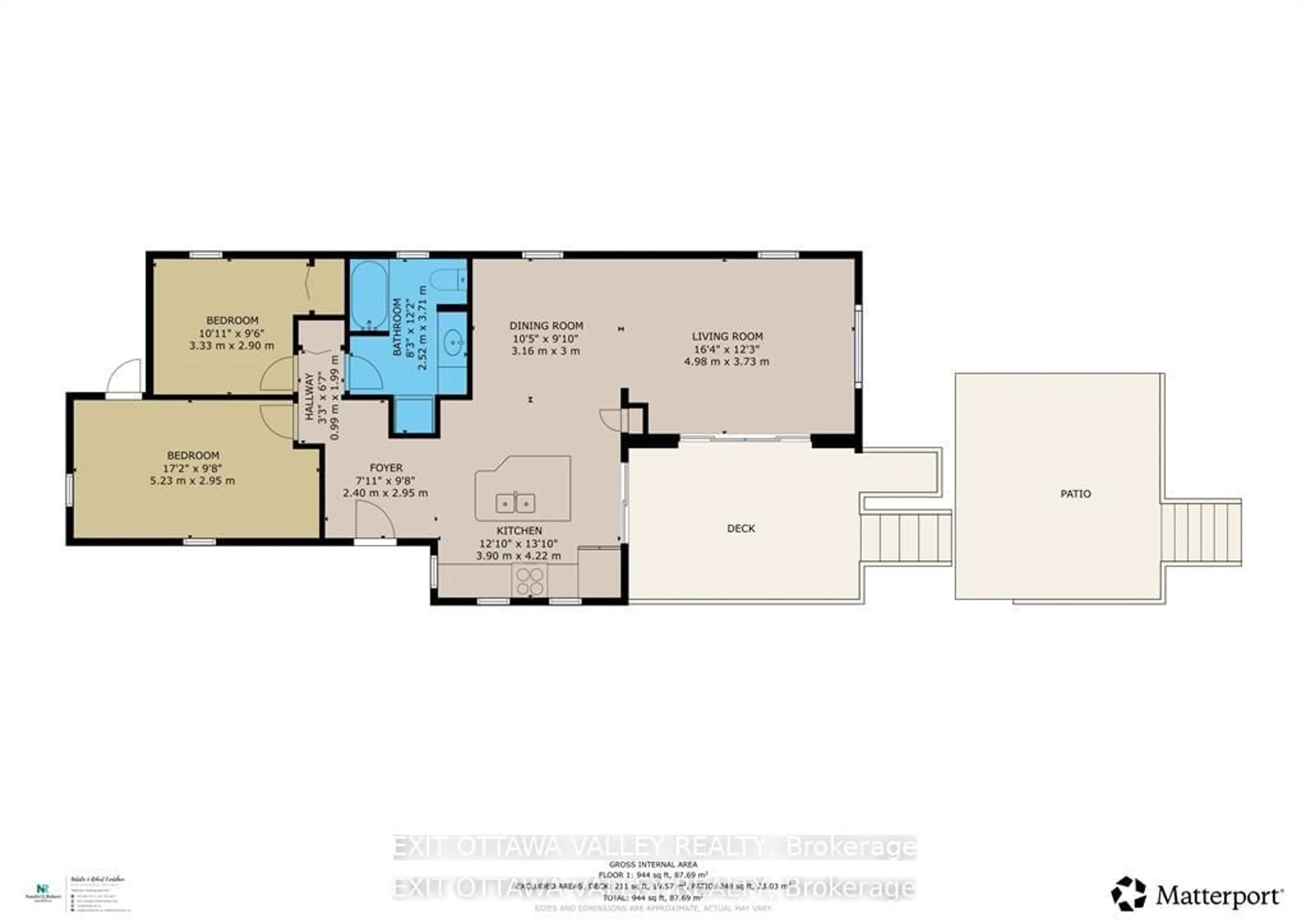 Floor plan for 44 Lacroix Bay Rd, Westmeath Ontario K0J 2L0