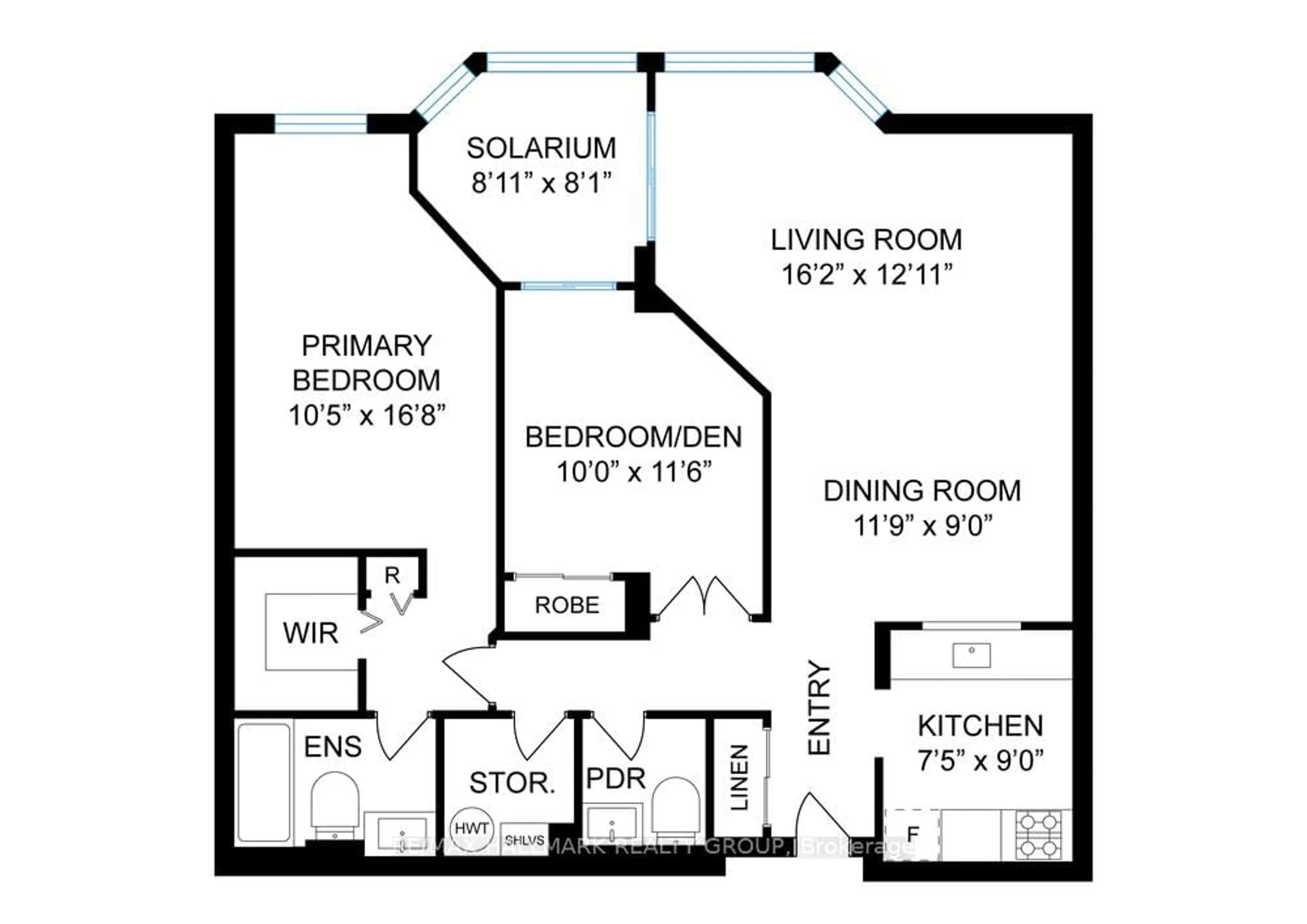 Floor plan for 80 Sandcastle Dr #617, Ottawa Ontario K2H 9E7