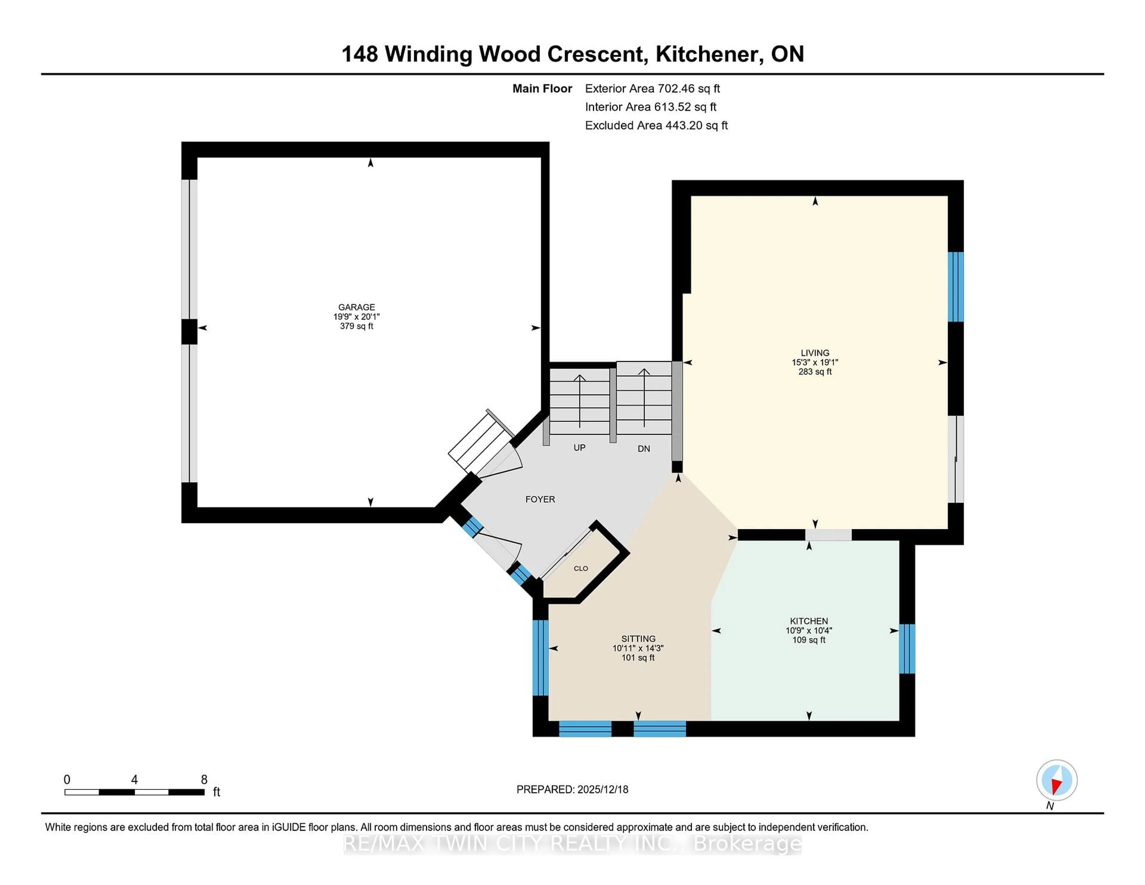 Floor plan for 148 Winding Wood Cres, Kitchener Ontario N2P 2L6