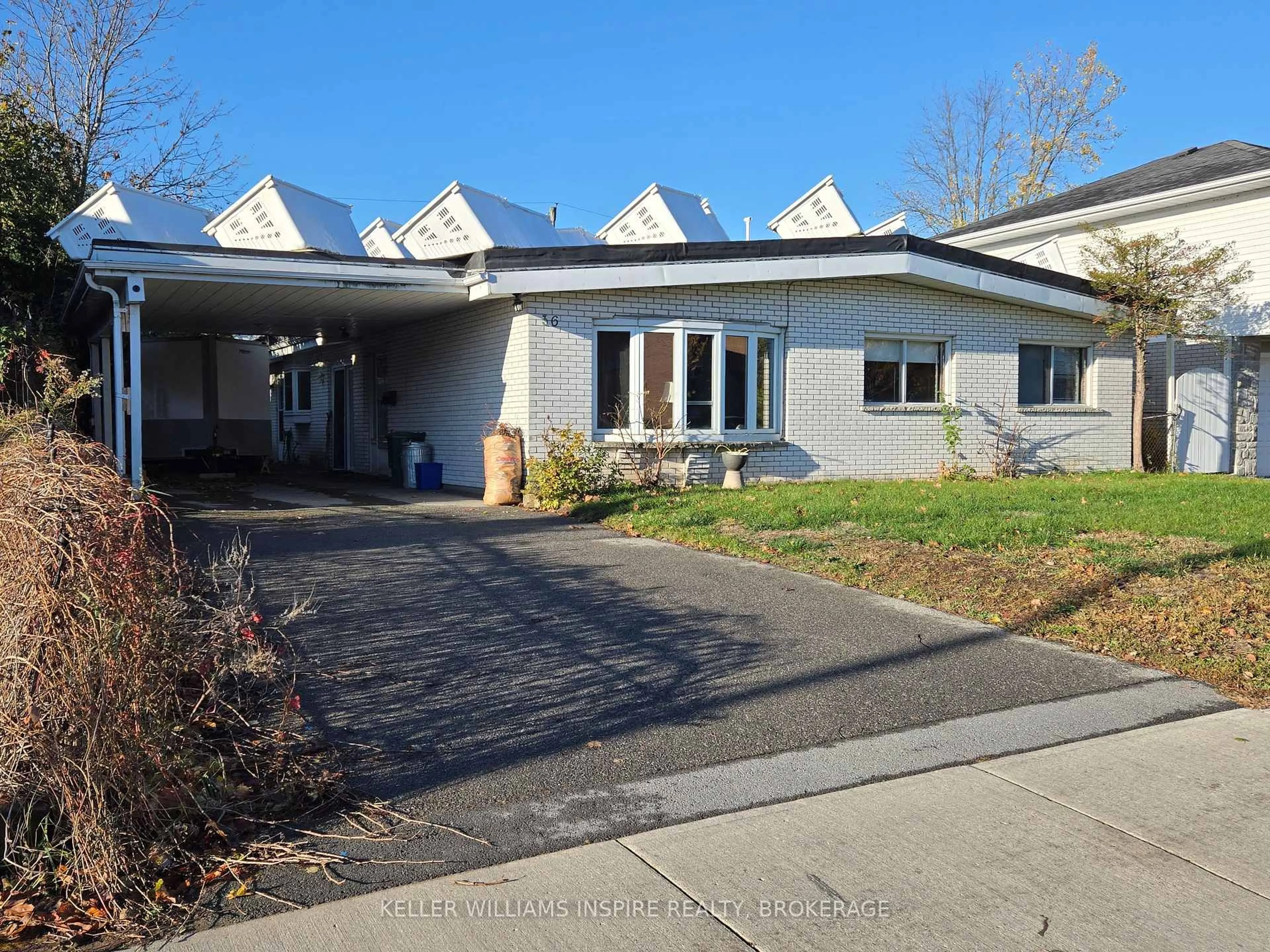 A pic from outside/outdoor area/front of a property/back of a property/a pic from drone, street for 36 Van Order Dr, Kingston Ontario K7M 1B7