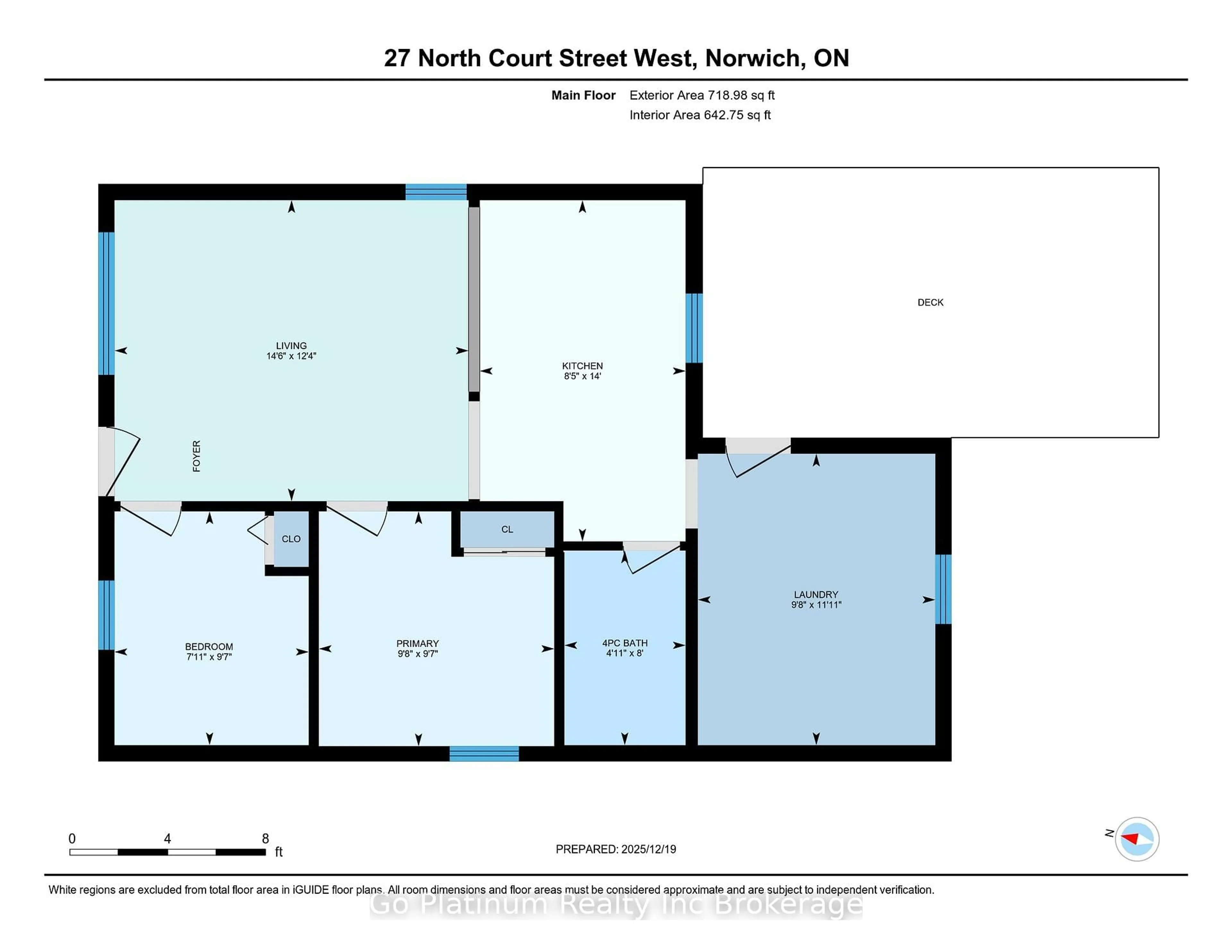 Floor plan for 27 North Court St, Norwich Ontario N0J 1P0